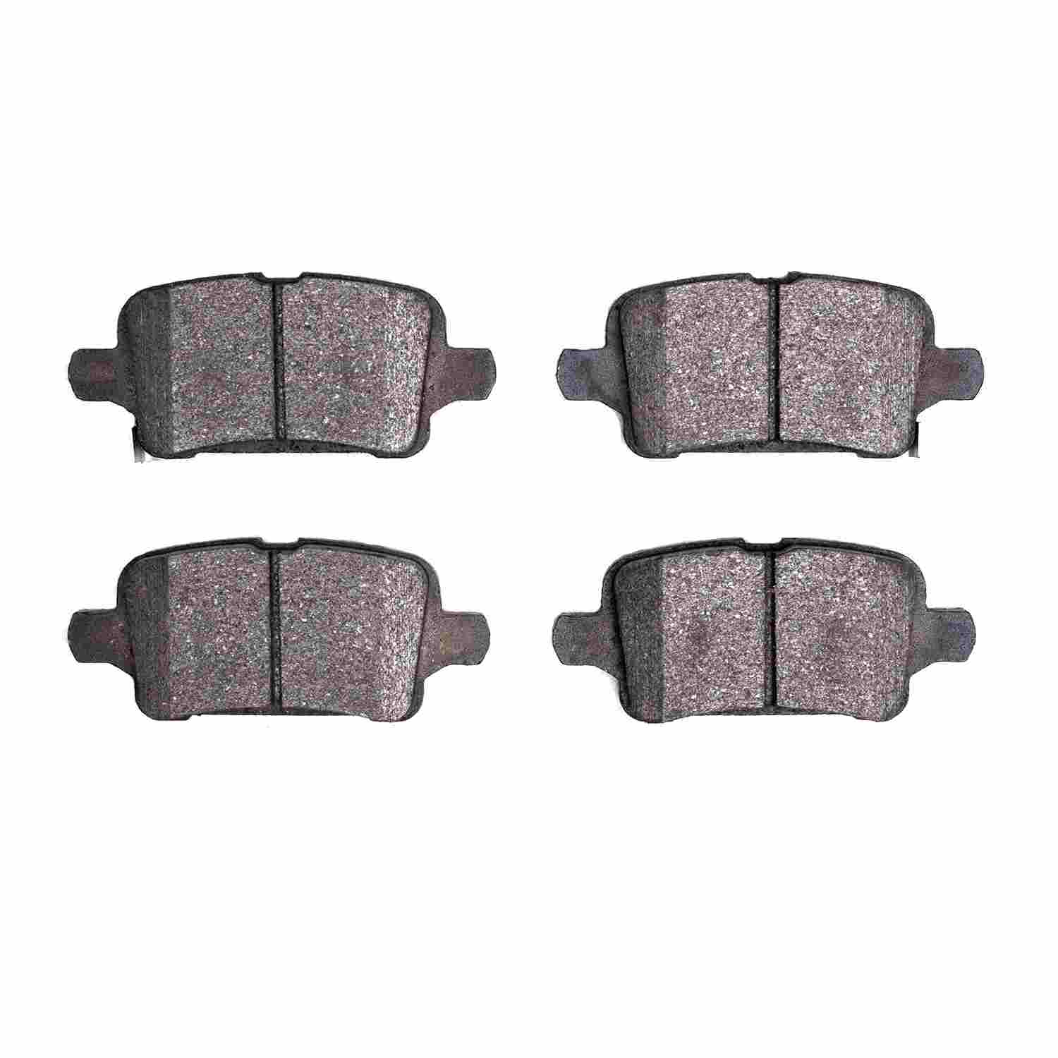 Dynamic Friction Company Disc Brake Pad Set  top view frsport 1310-1857-00