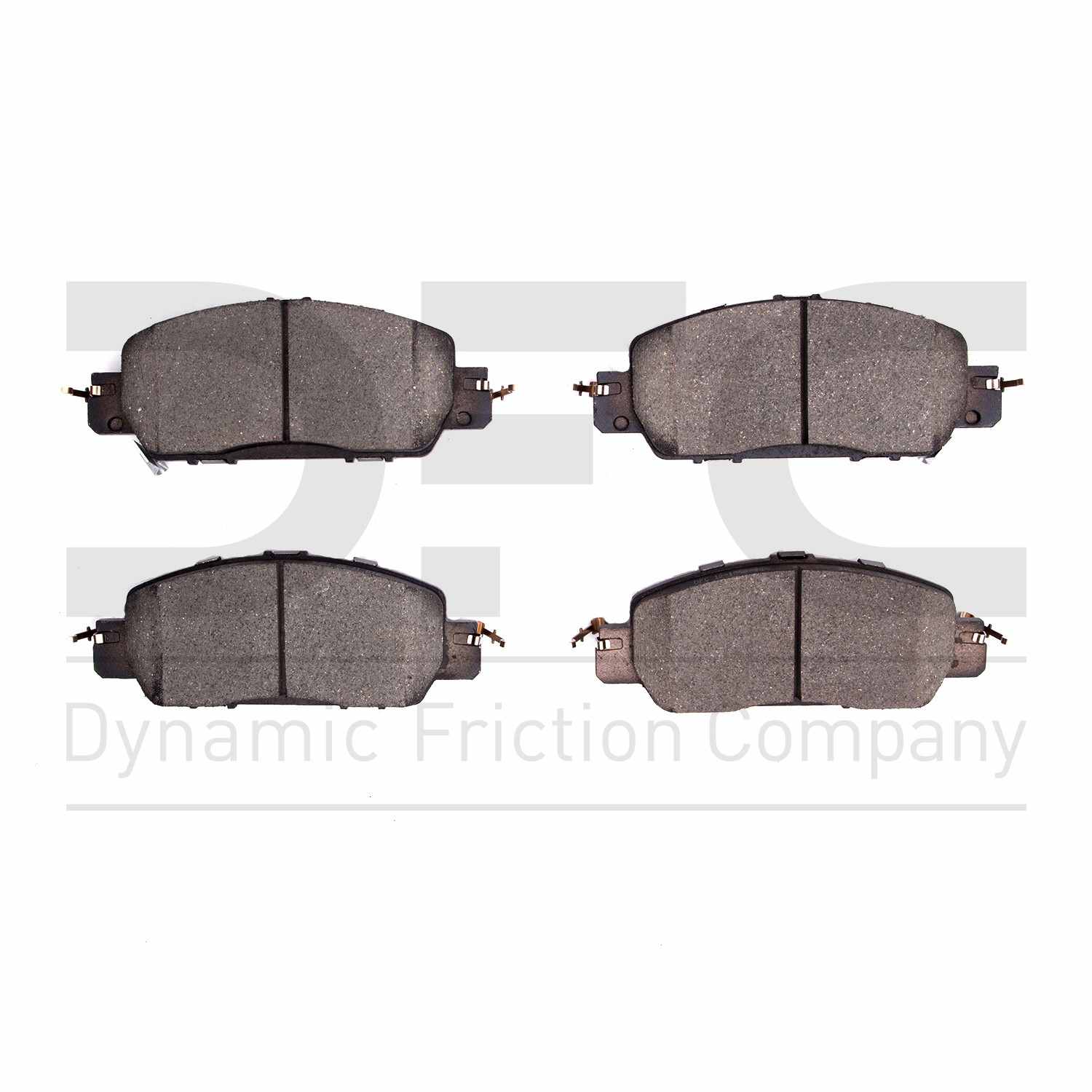 Dynamic Friction Company Disc Brake Pad Set  top view frsport 1310-1860-00