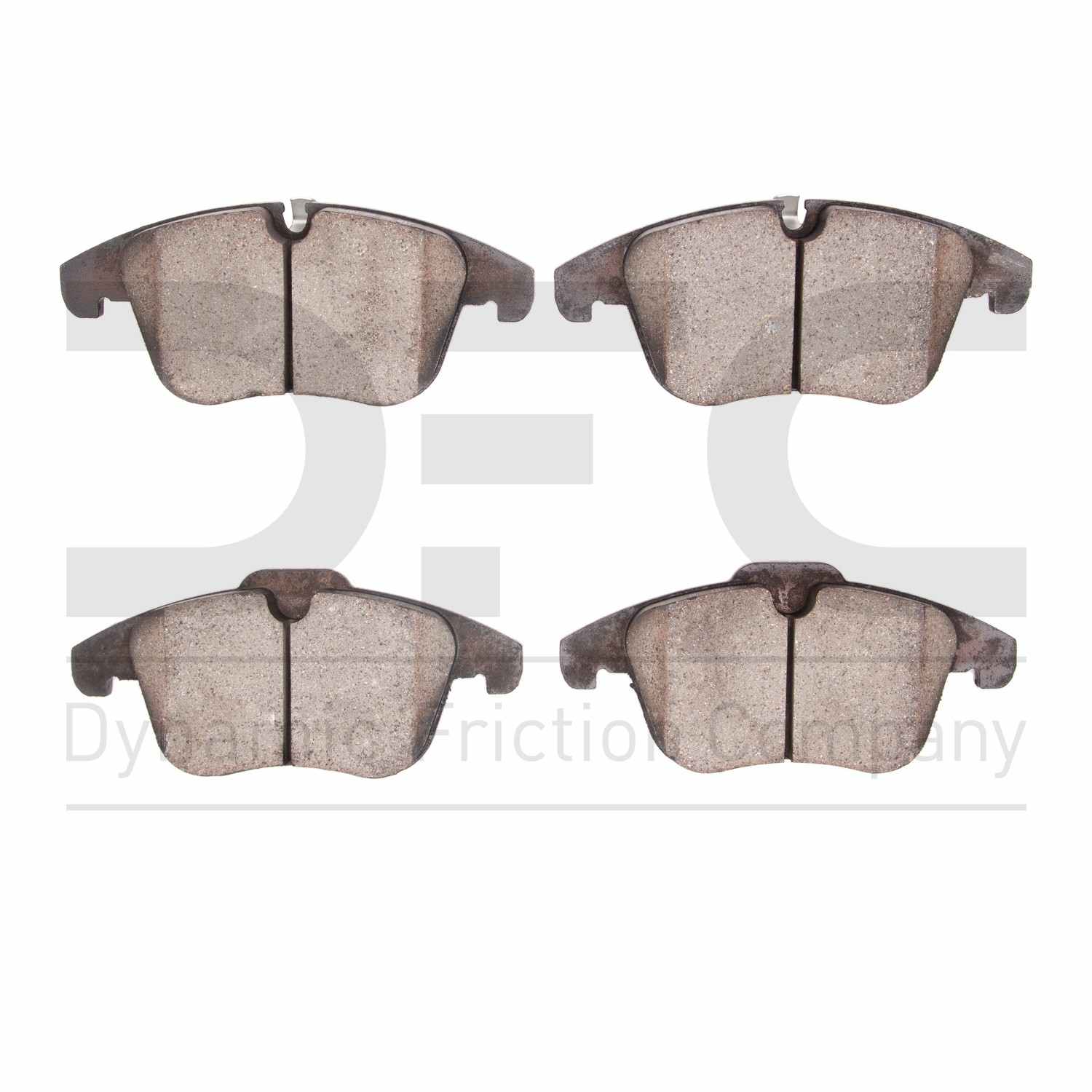 Dynamic Friction Company Disc Brake Pad Set  top view frsport 1310-1869-00