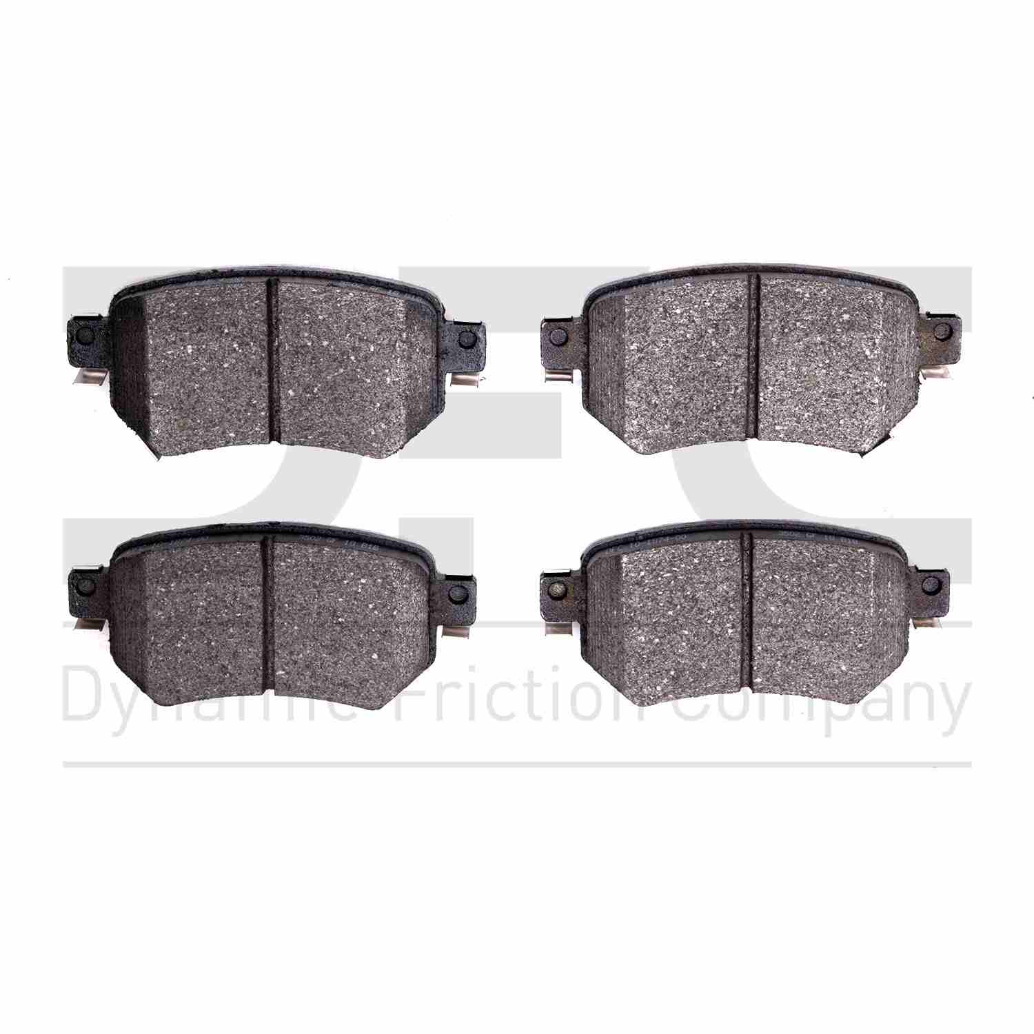 Dynamic Friction Company Disc Brake Pad Set  top view frsport 1310-1874-00