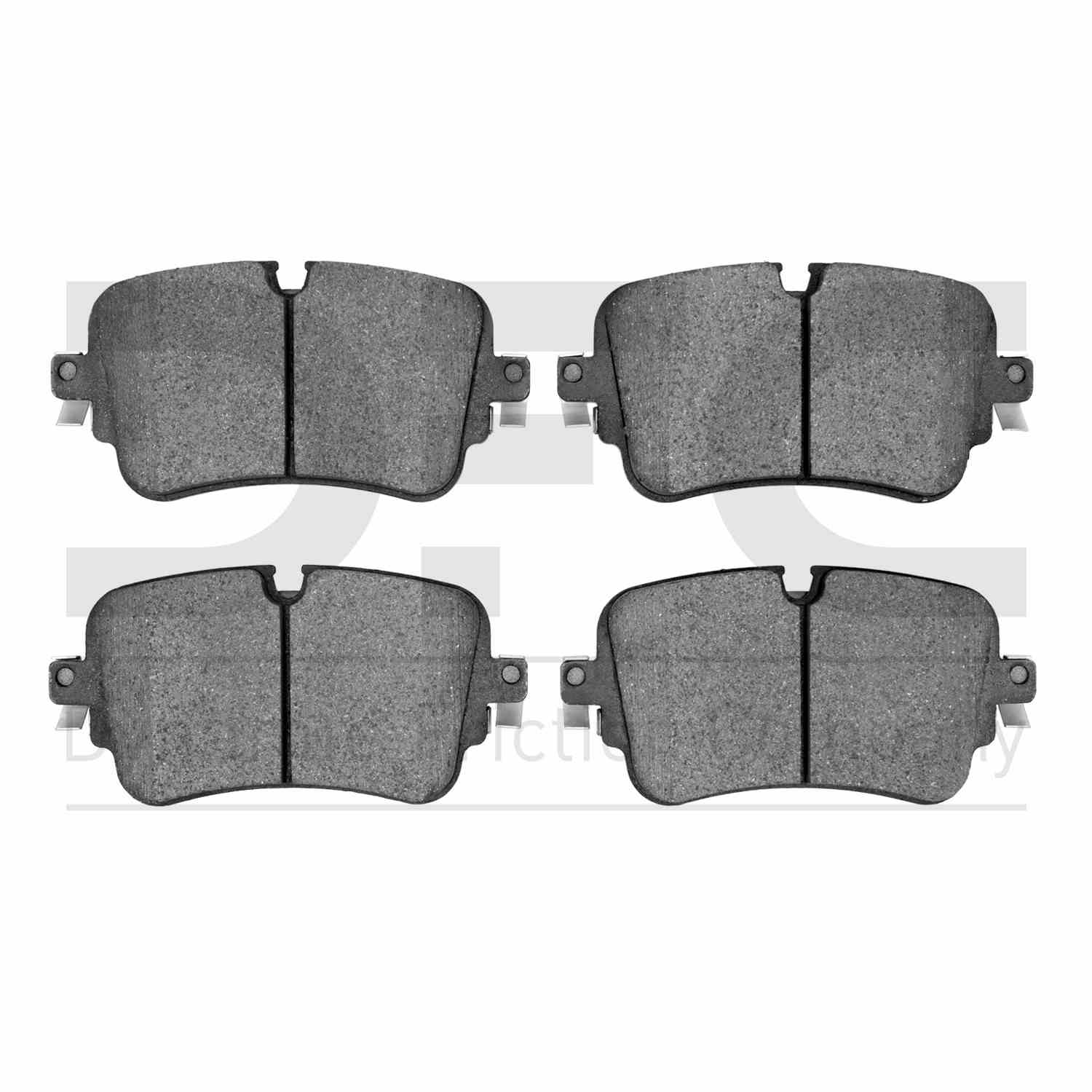 Dynamic Friction Company Disc Brake Pad Set  top view frsport 1310-1895-00