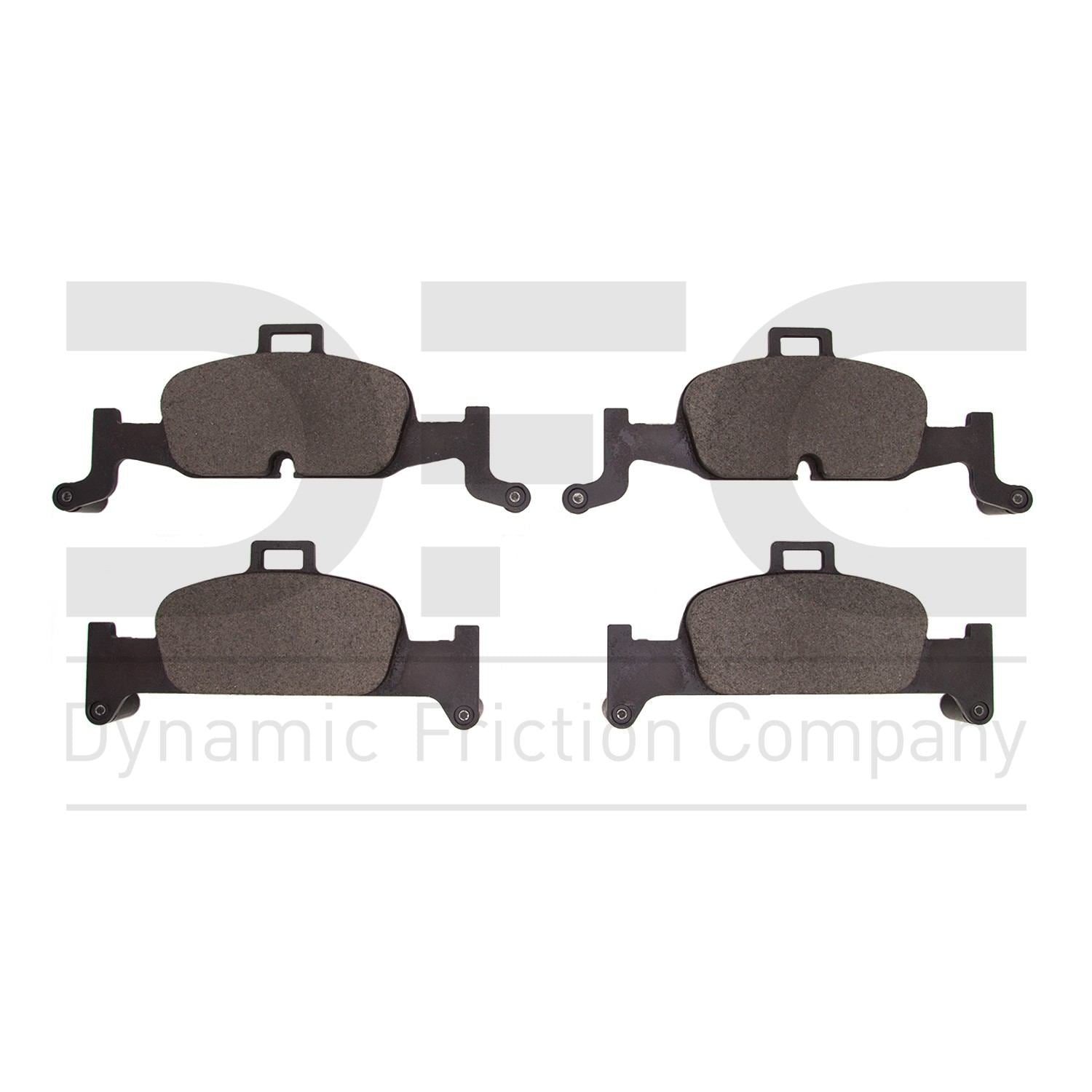 Dynamic Friction Company Disc Brake Pad Set  top view frsport 1310-1897-00