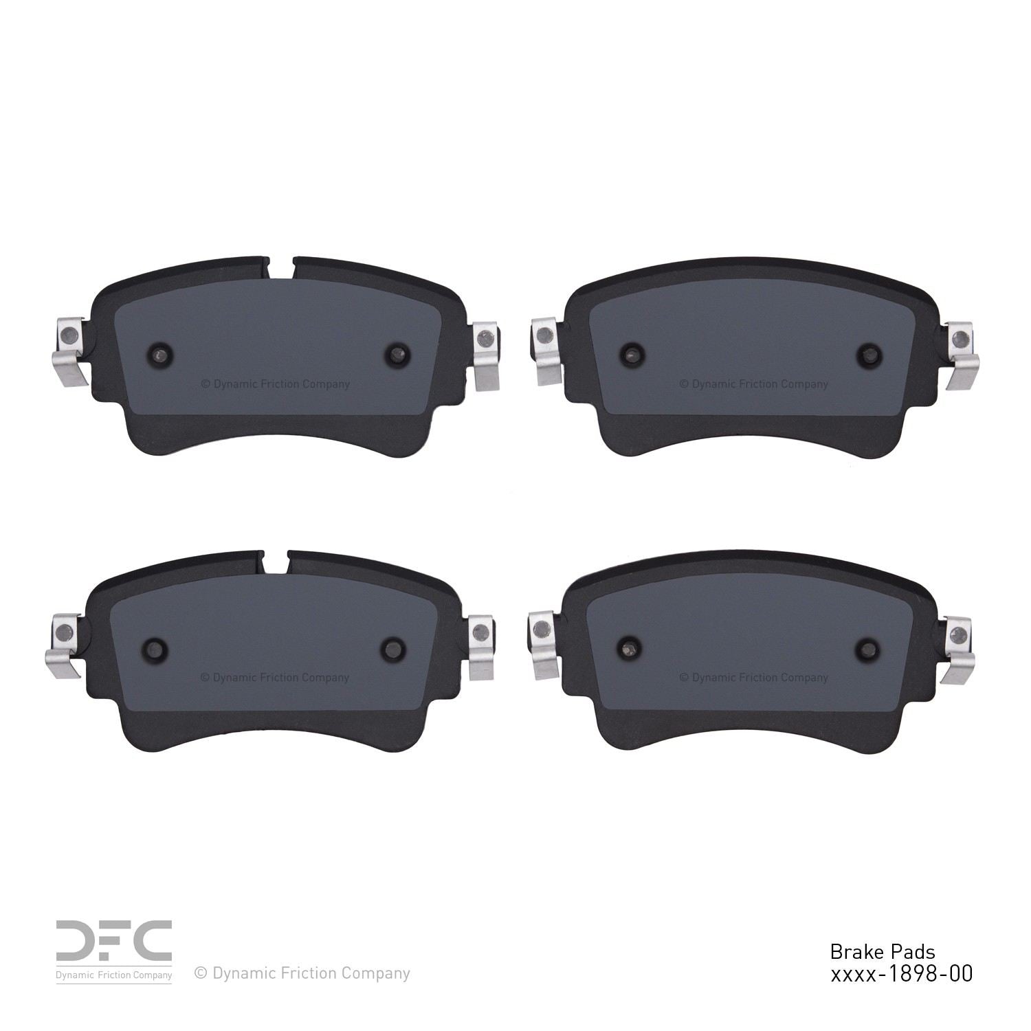 dynamic friction company disc brake pad set  frsport 1310-1898-00