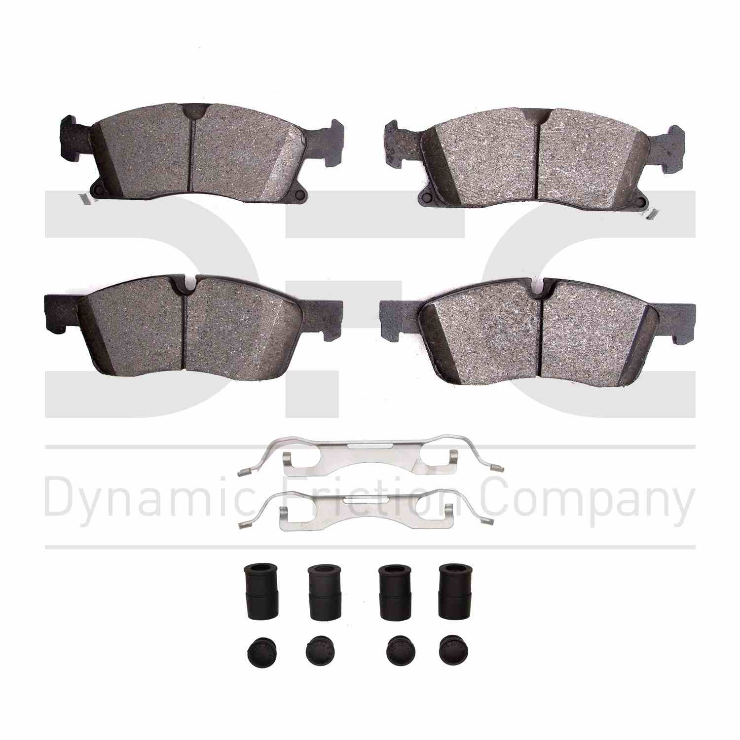 Dynamic Friction Company Disc Brake Pad Set  top view frsport 1310-1904-11