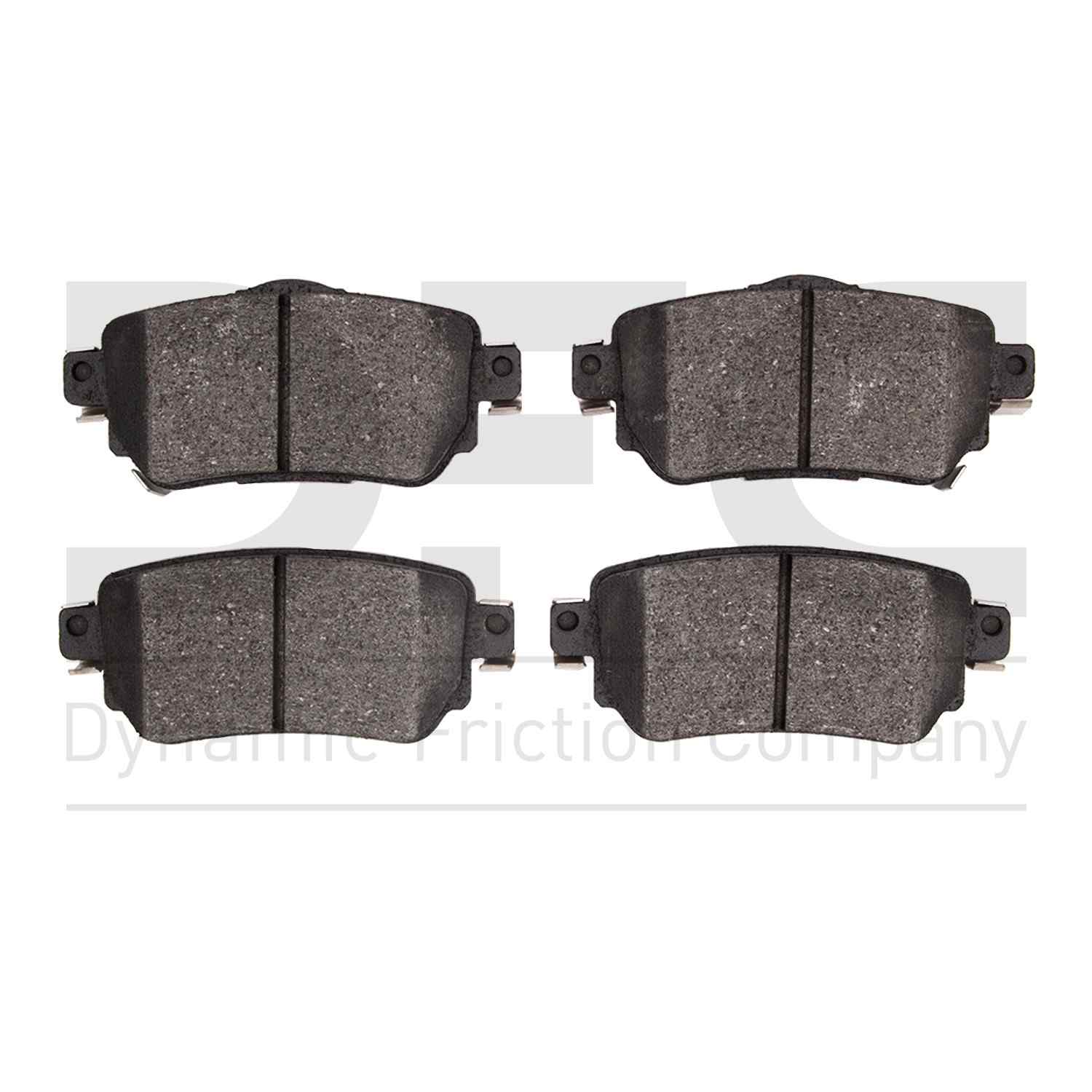 Dynamic Friction Company Disc Brake Pad Set  top view frsport 1310-1965-00