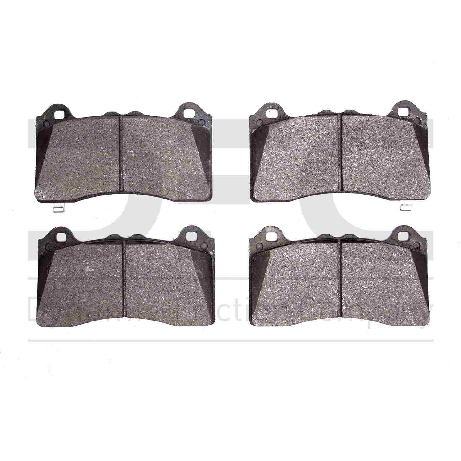 Dynamic Friction Company Disc Brake Pad Set  top view frsport 1310-1977-00