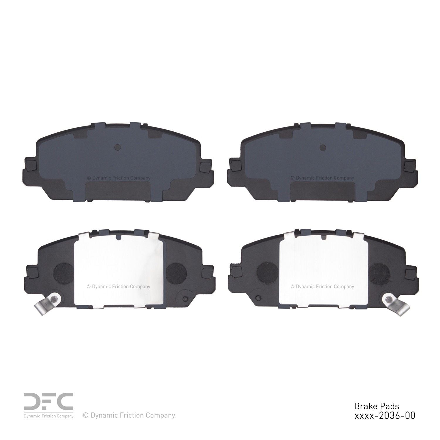 dynamic friction company disc brake pad set  frsport 1310-2036-00