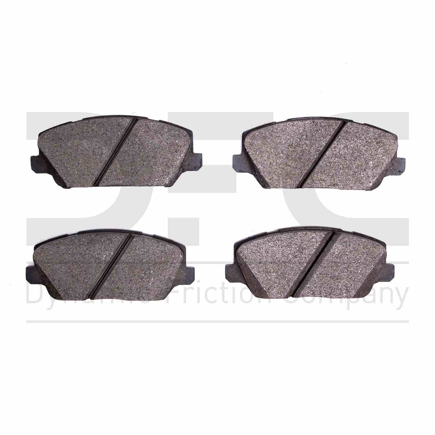 Dynamic Friction Company Disc Brake Pad Set  top view frsport 1310-2049-00