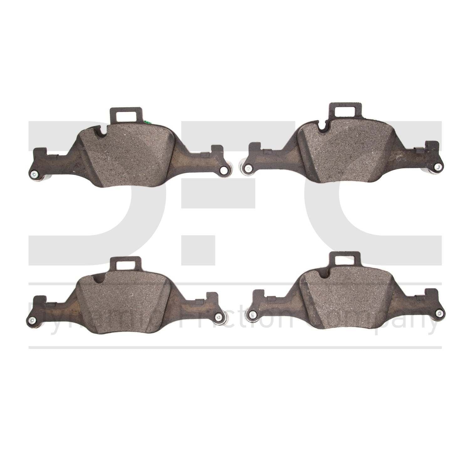 Dynamic Friction Company Disc Brake Pad Set  top view frsport 1310-2060-00