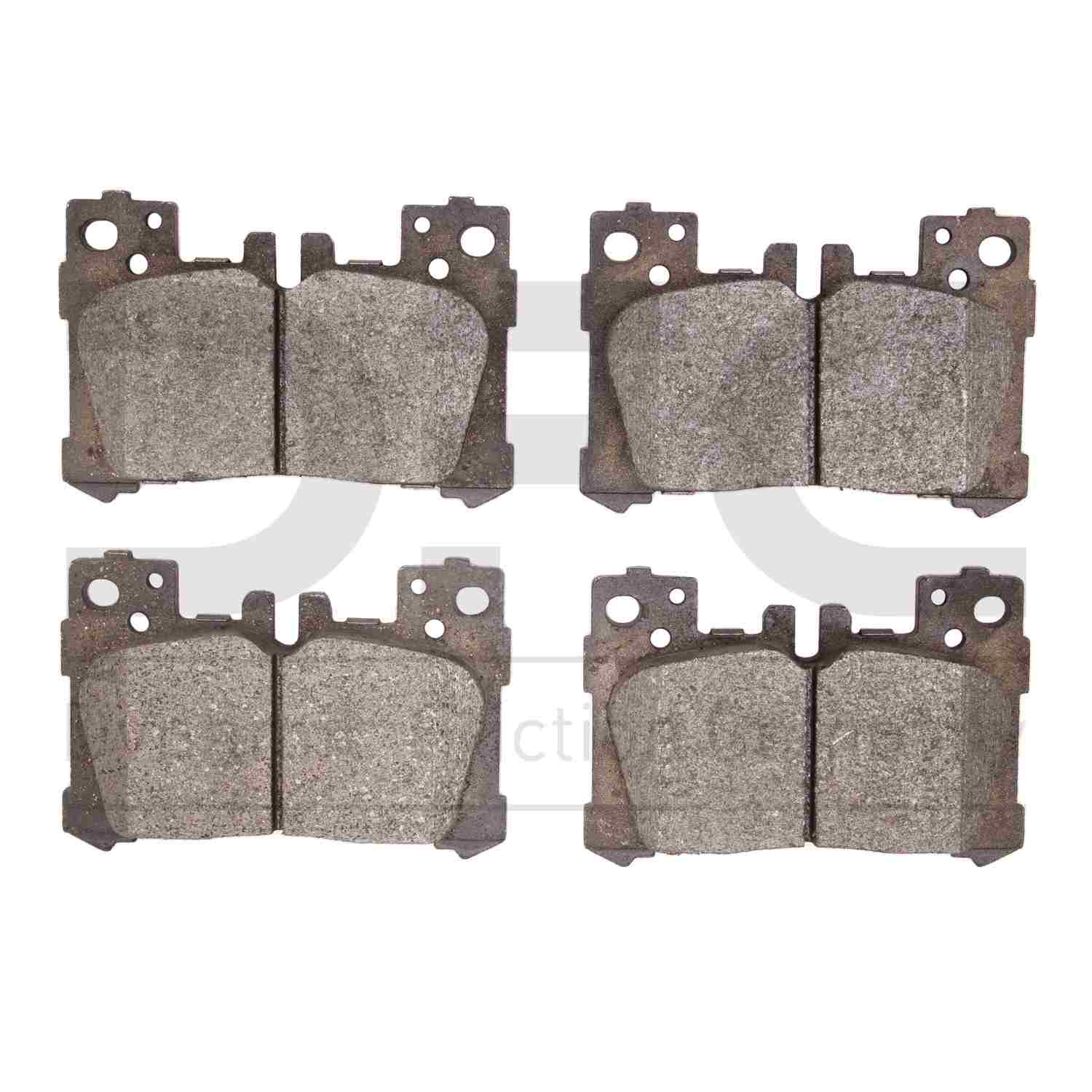 Dynamic Friction Company Disc Brake Pad Set  top view frsport 1310-2063-00