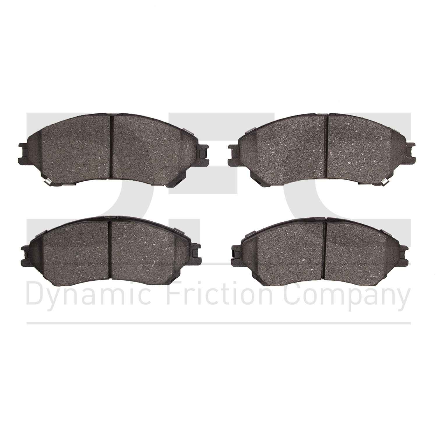 Dynamic Friction Company Disc Brake Pad Set  top view frsport 1310-2096-00