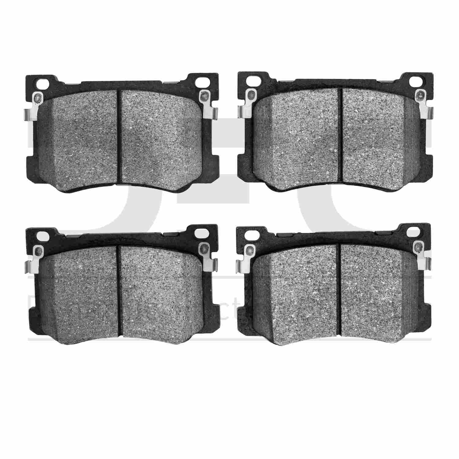 Dynamic Friction Company Disc Brake Pad Set  top view frsport 1310-2101-00