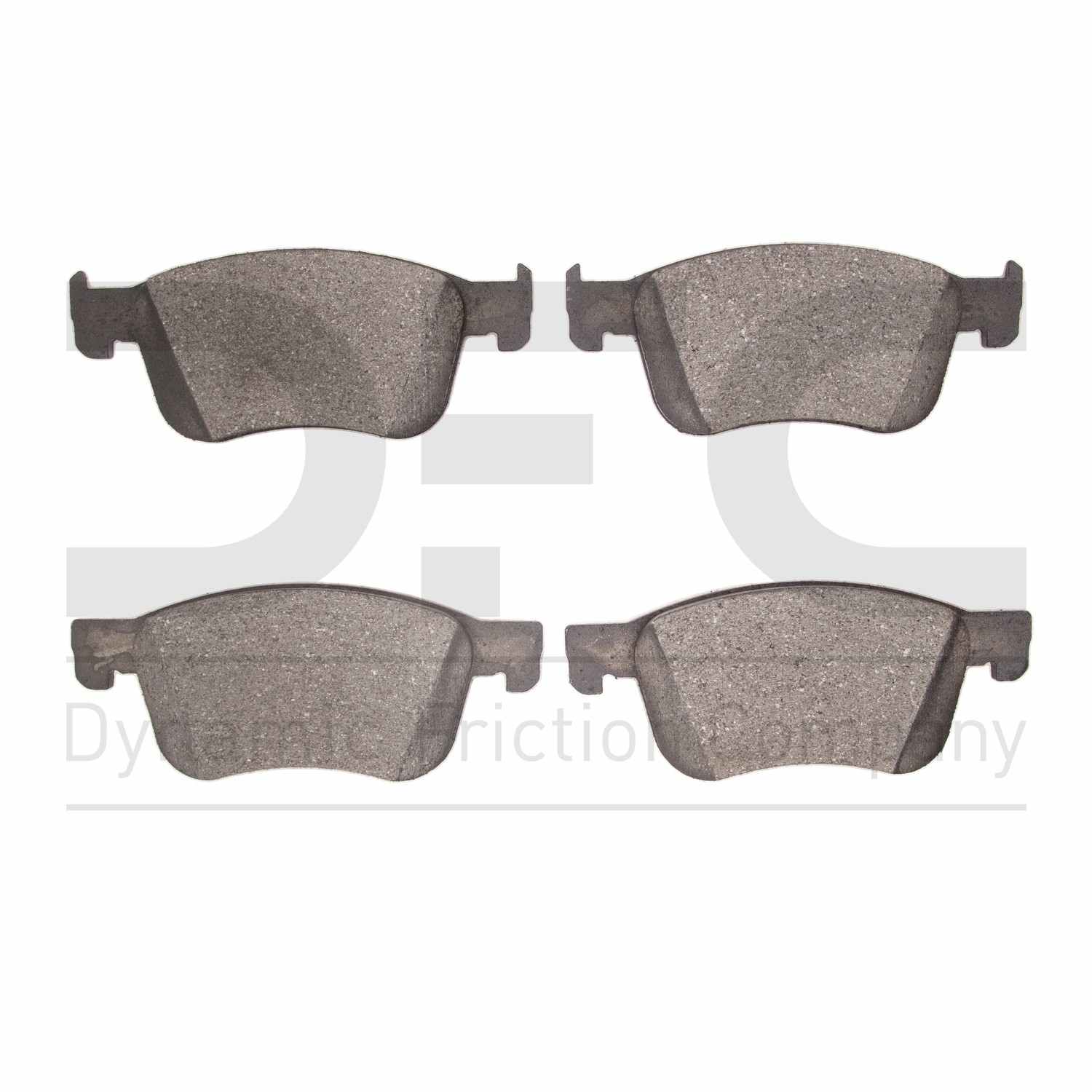 Dynamic Friction Company Disc Brake Pad Set  top view frsport 1310-2115-00