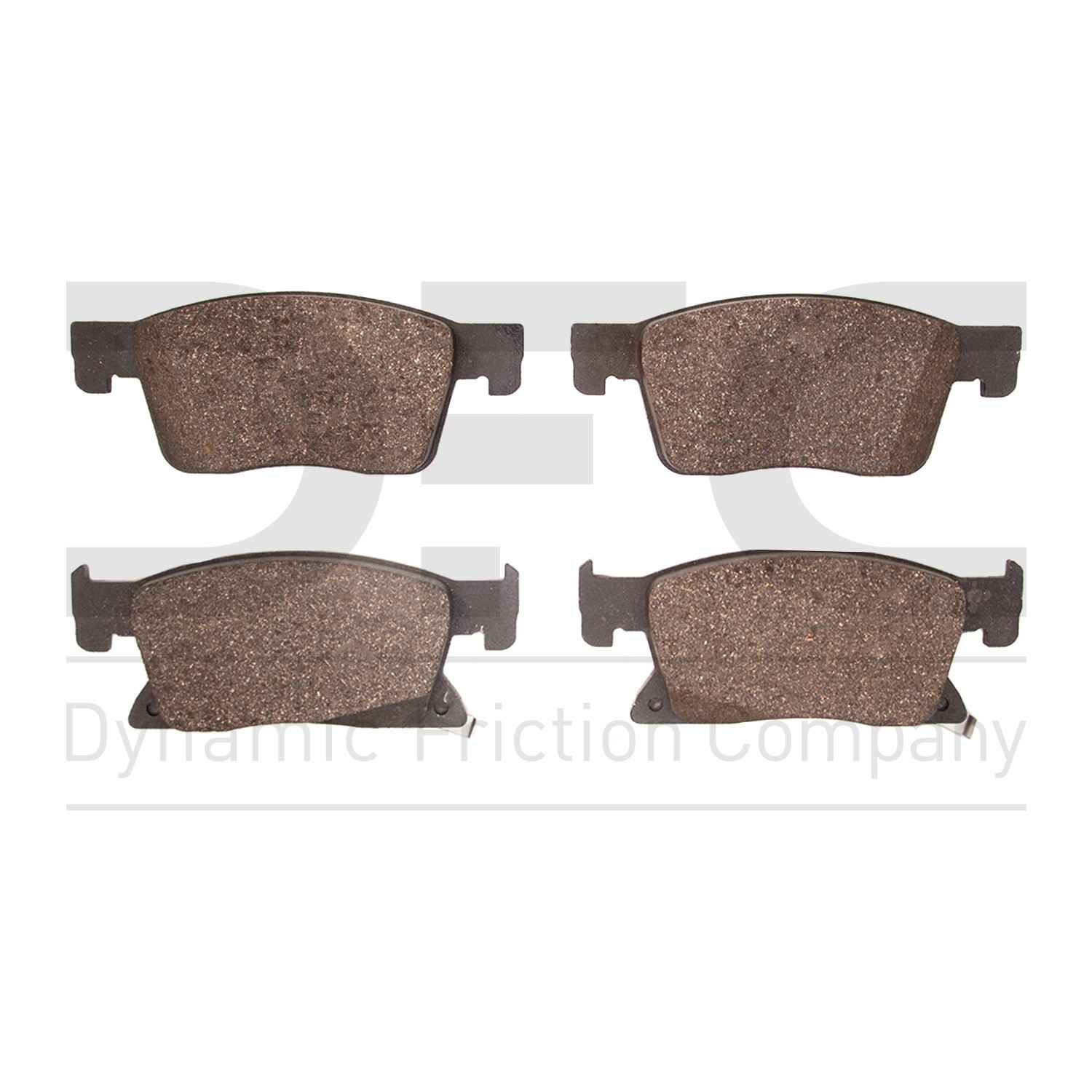 Dynamic Friction Company Disc Brake Pad Set  top view frsport 1310-2127-00