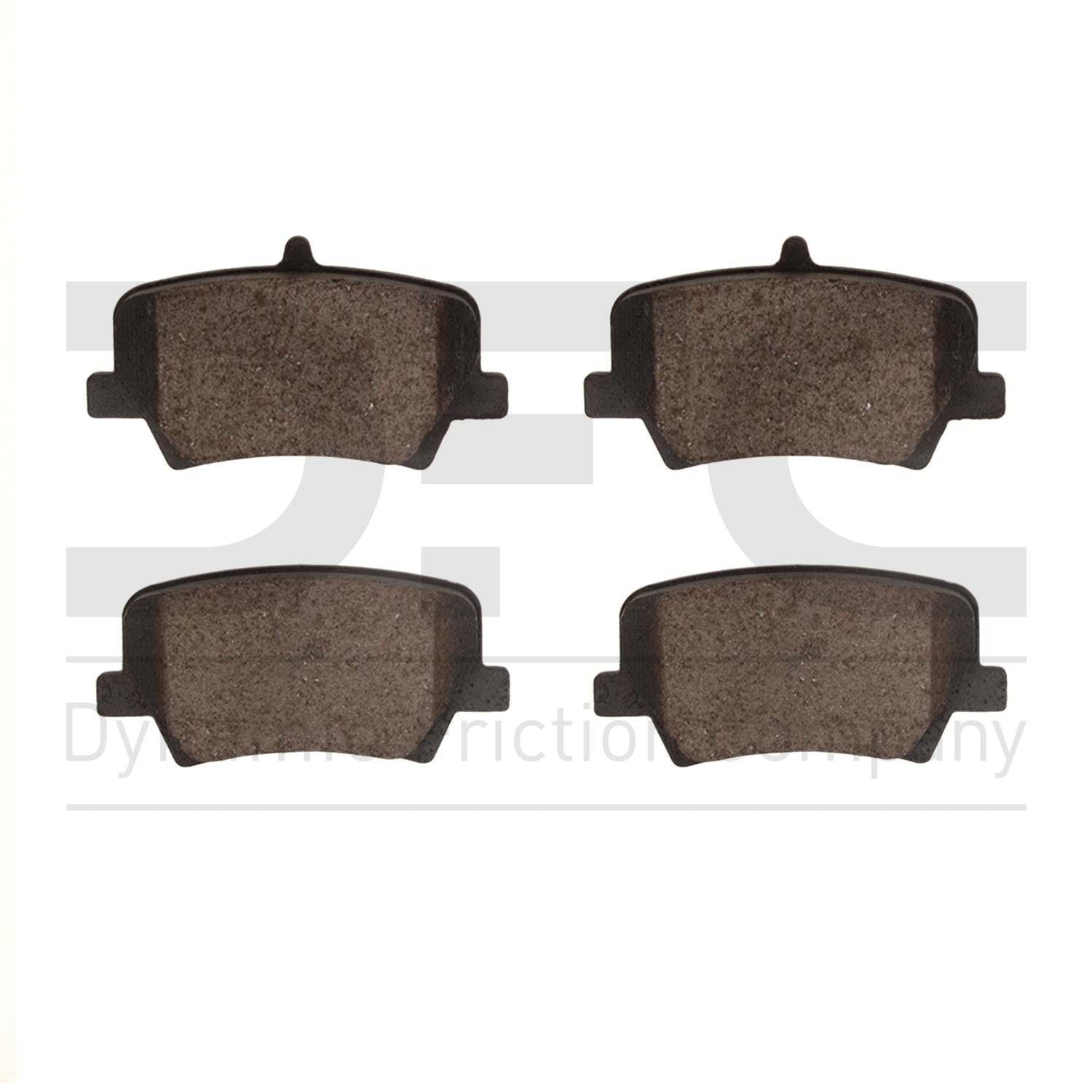 Dynamic Friction Company Disc Brake Pad Set  top view frsport 1310-2136-00