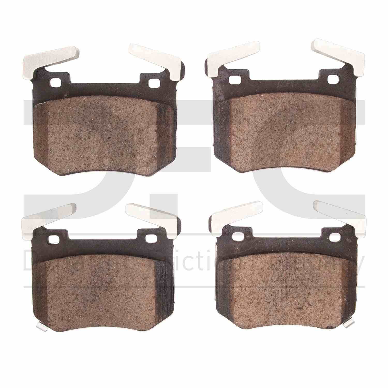 Dynamic Friction Company Disc Brake Pad Set  top view frsport 1310-2144-00