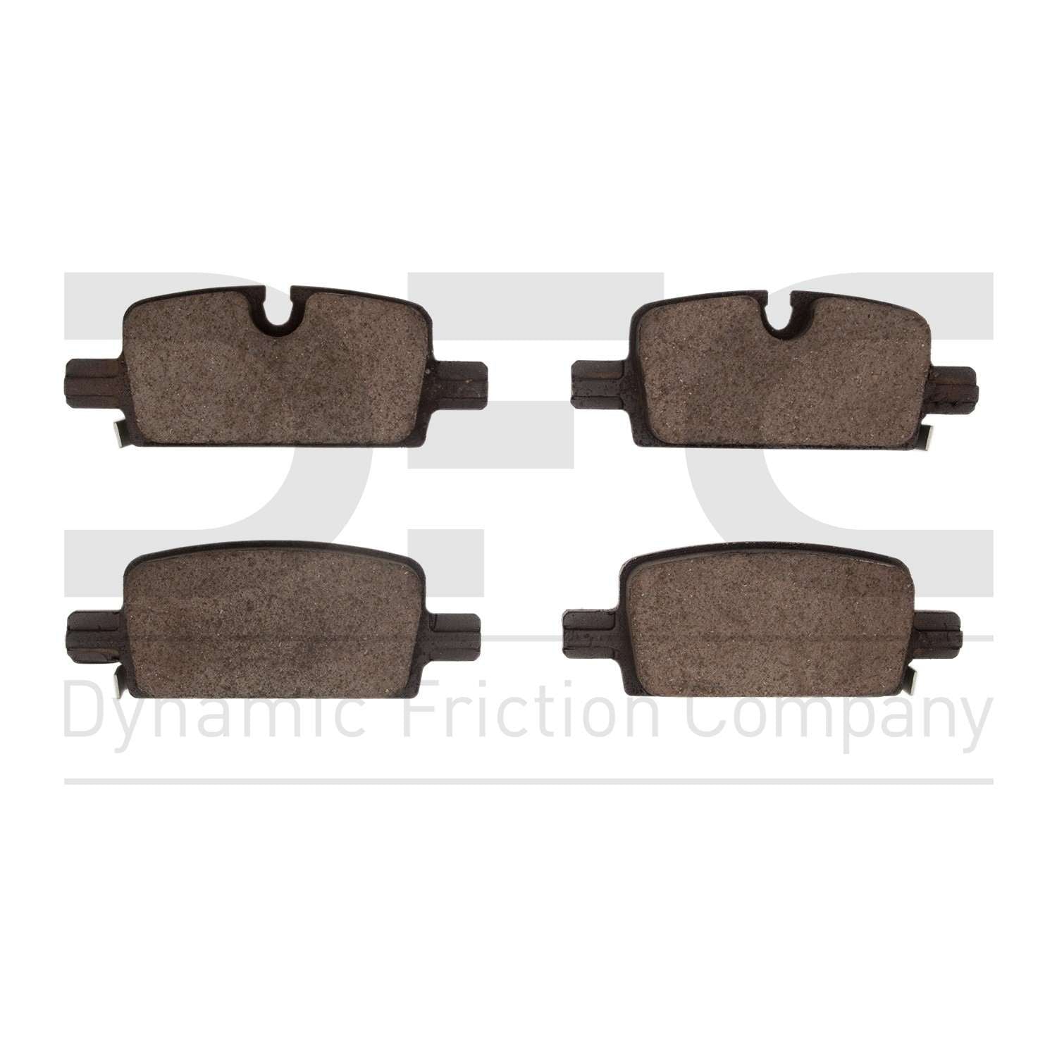 Dynamic Friction Company Disc Brake Pad Set  top view frsport 1310-2174-00