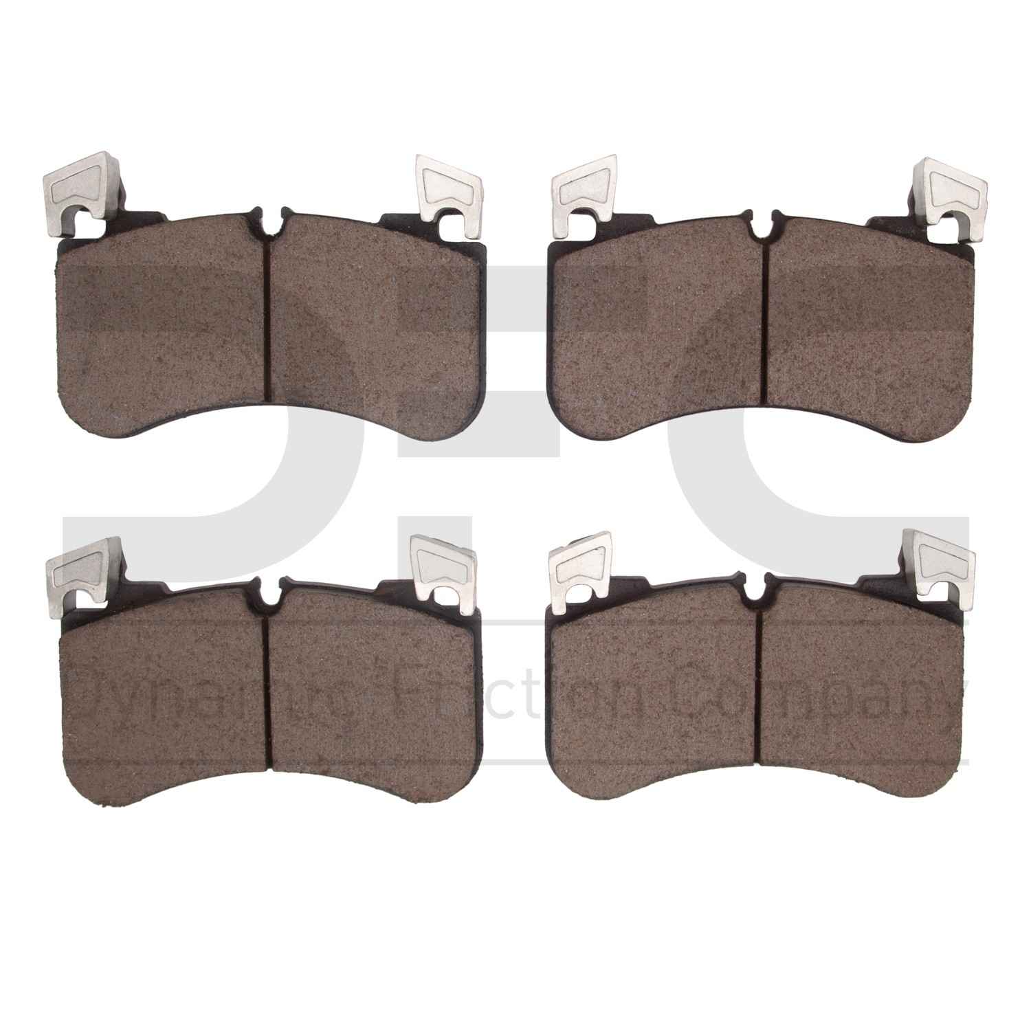 Dynamic Friction Company Disc Brake Pad Set  top view frsport 1310-2184-00