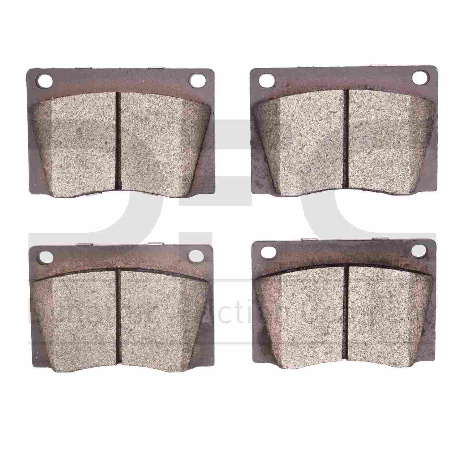 Dynamic Friction Company Disc Brake Pad Set  top view frsport 1311-0004-00