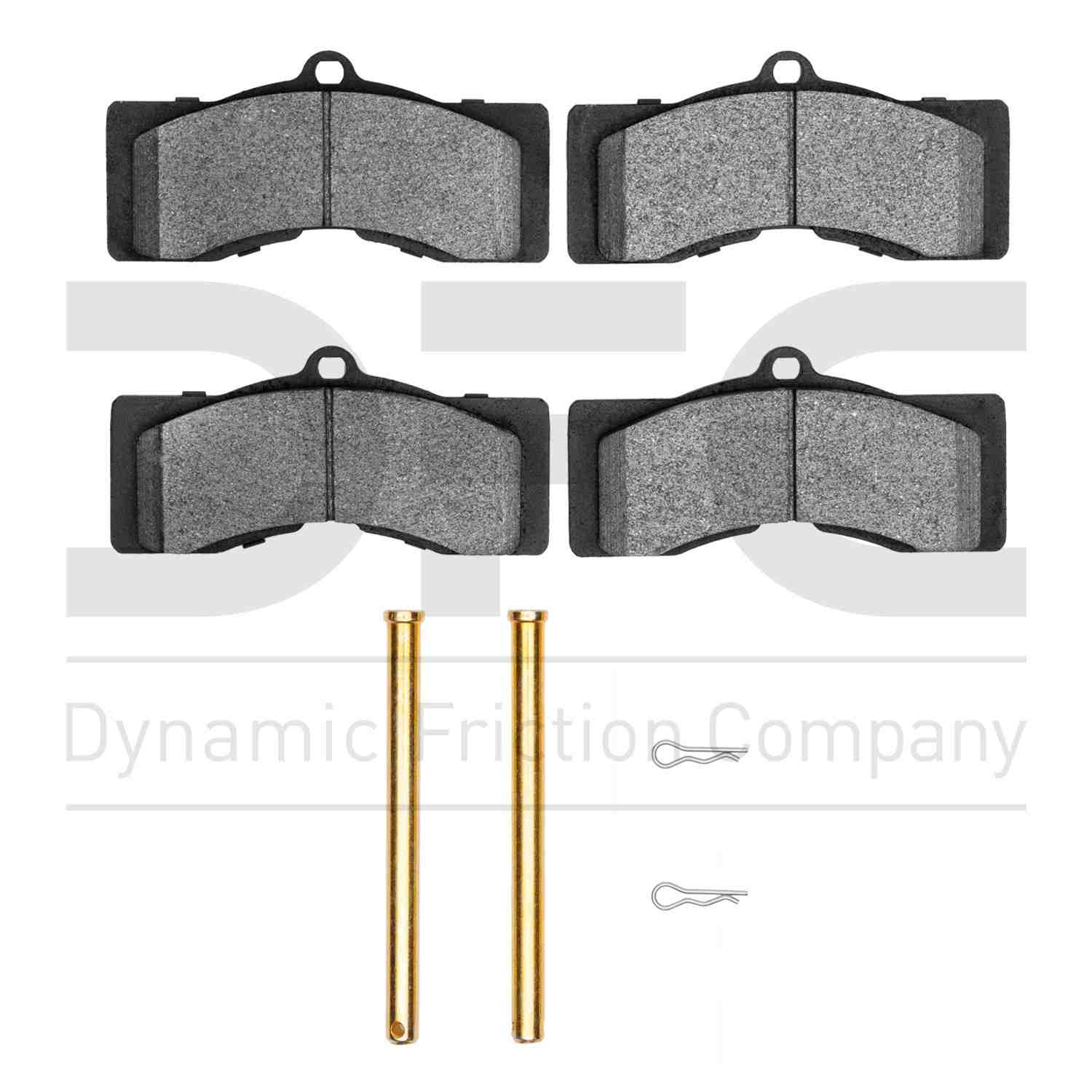 Dynamic Friction Company Disc Brake Pad Set  top view frsport 1311-0008-01