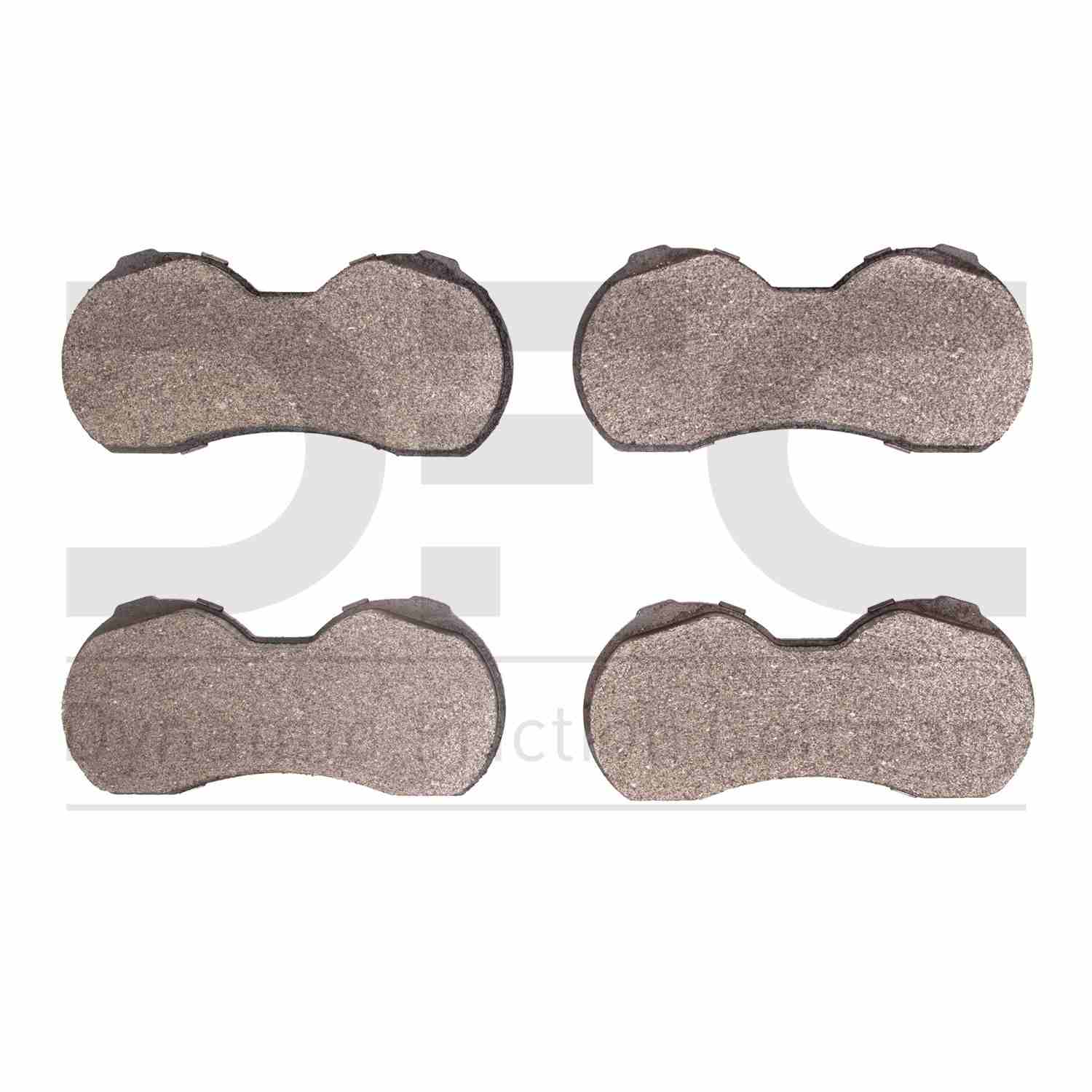 Dynamic Friction Company Disc Brake Pad Set  top view frsport 1311-0019-00