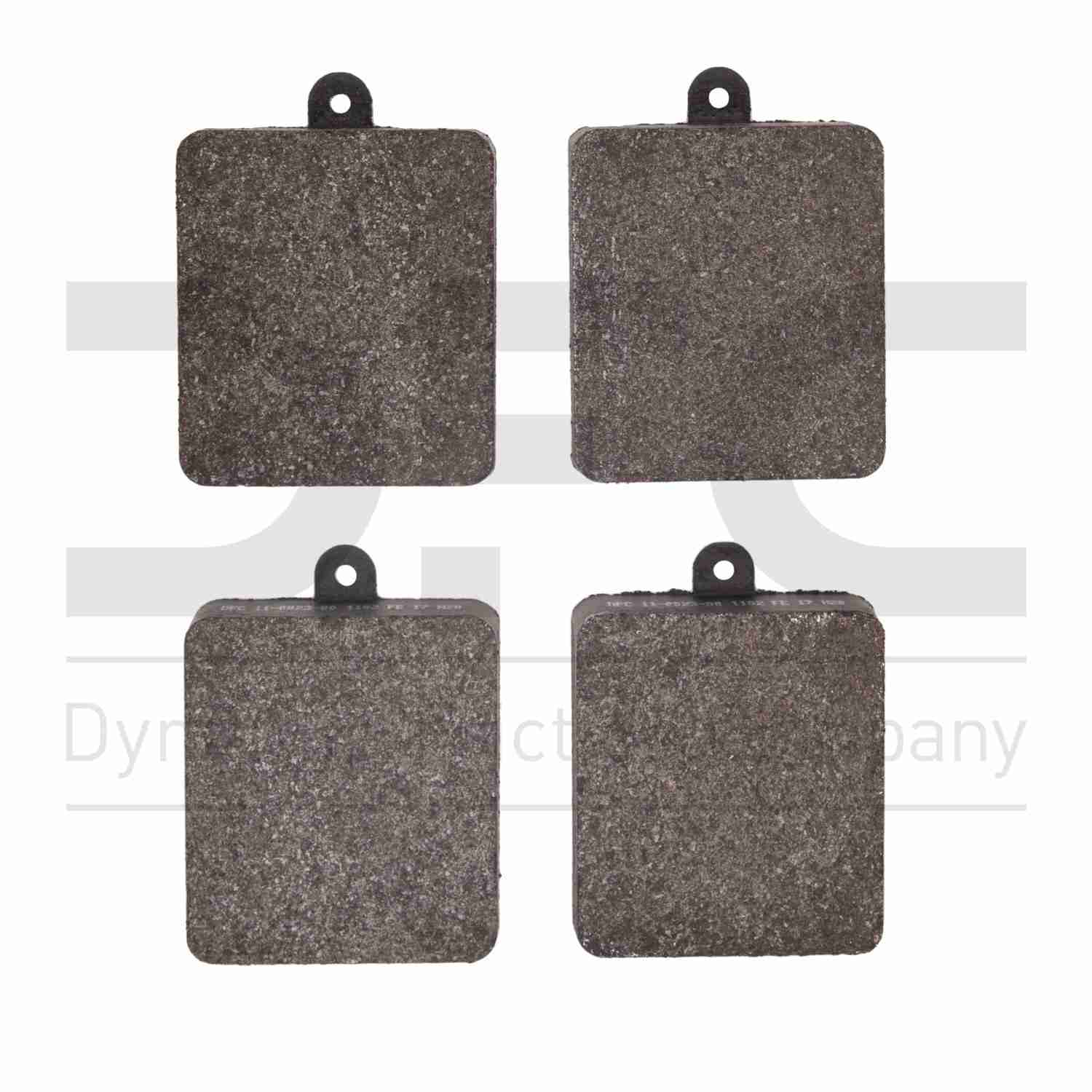 Dynamic Friction Company Disc Brake Pad Set  top view frsport 1311-0023-00