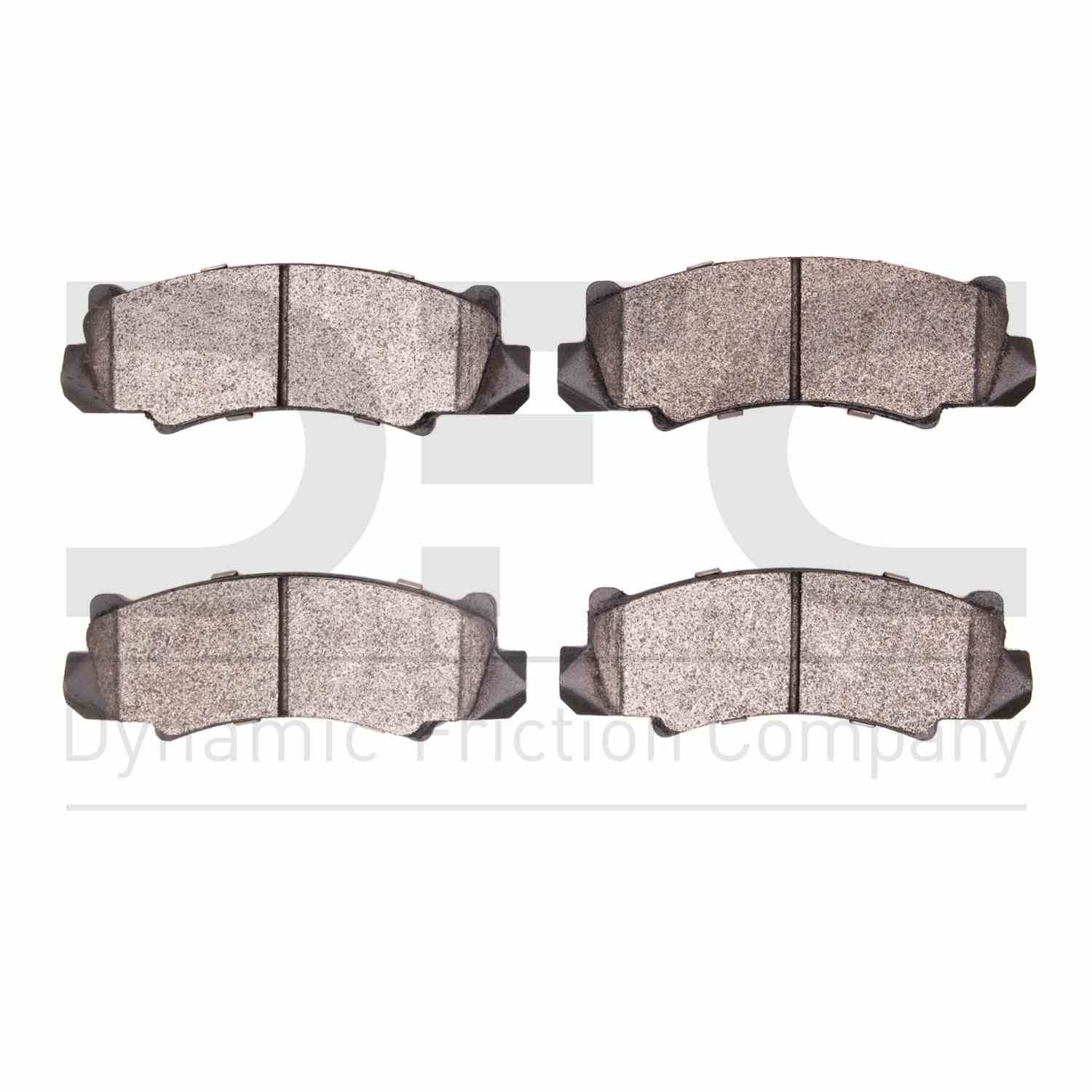 Dynamic Friction Company Disc Brake Pad Set  top view frsport 1311-0036-00