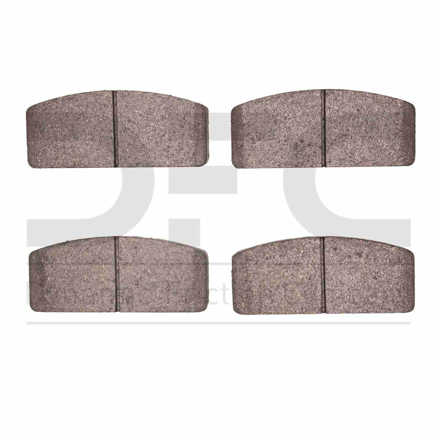 Dynamic Friction Company Disc Brake Pad Set  top view frsport 1311-0046-00