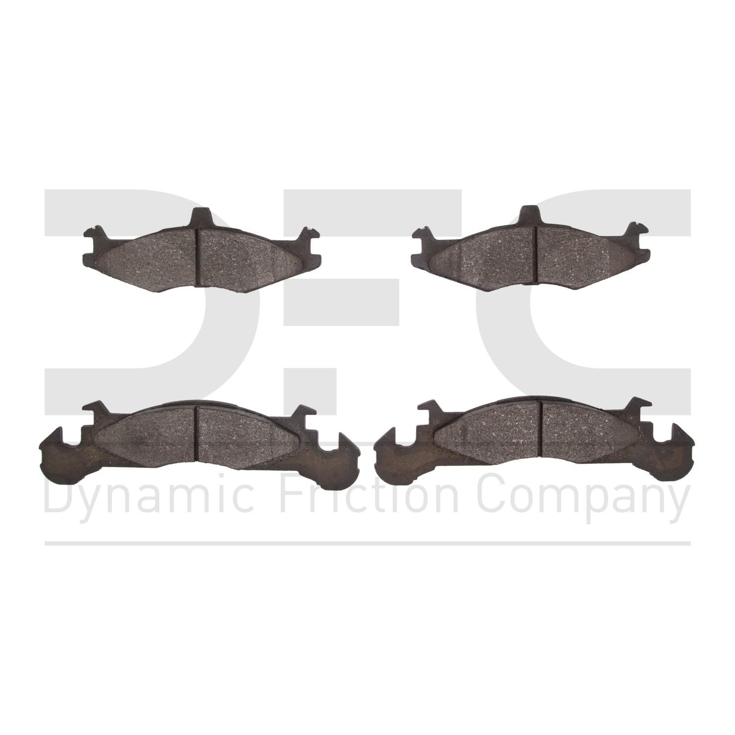 Dynamic Friction Company Disc Brake Pad Set  top view frsport 1311-0221-00