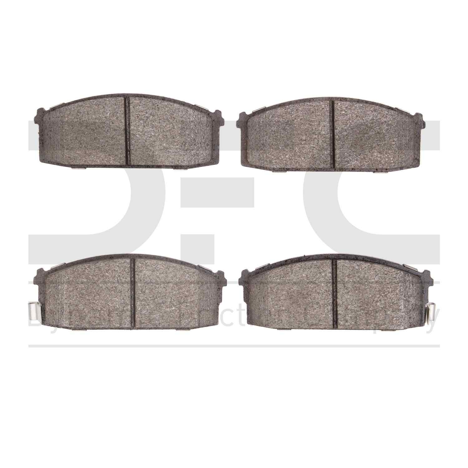 Dynamic Friction Company Disc Brake Pad Set  top view frsport 1311-0274-00