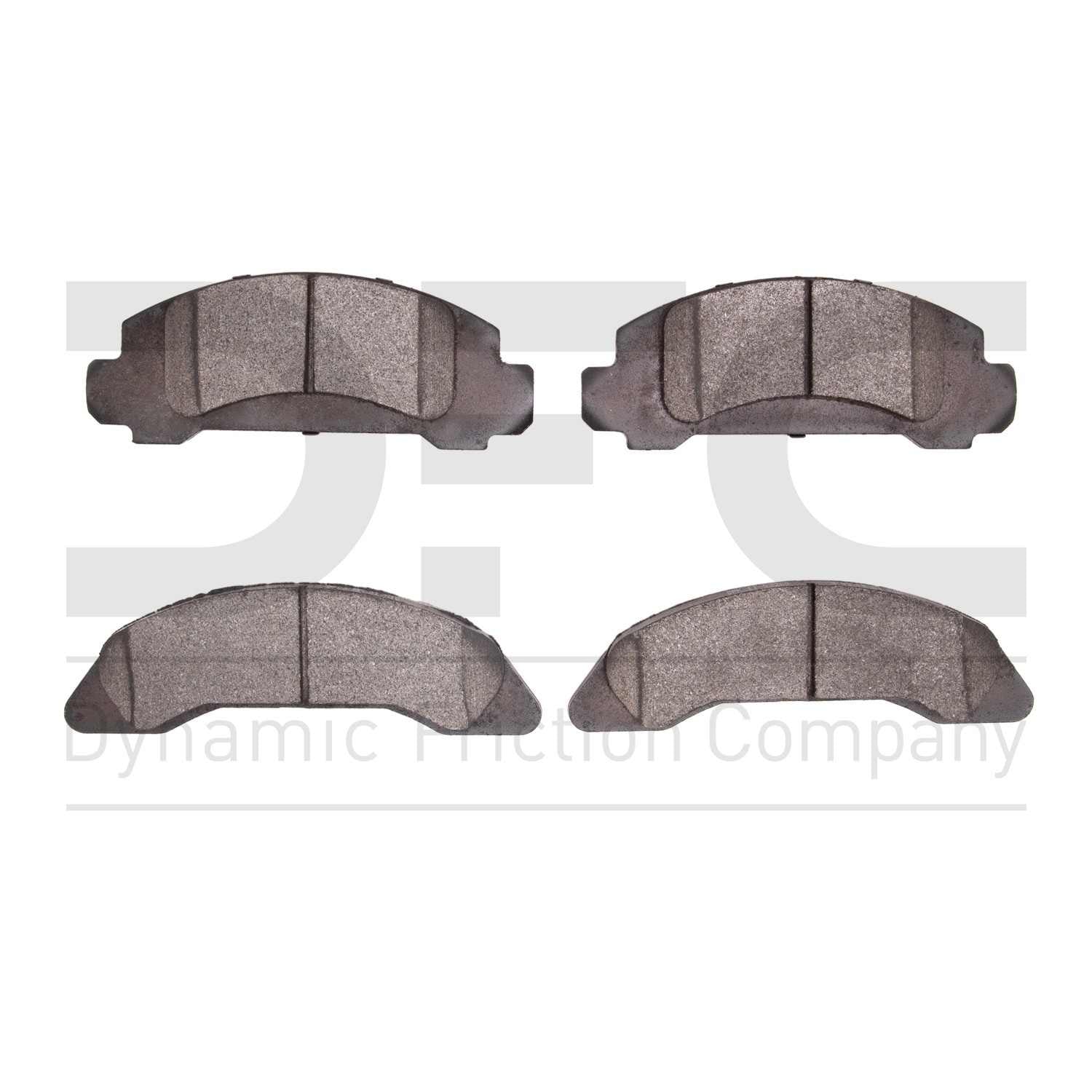 Dynamic Friction Company Disc Brake Pad Set  top view frsport 1311-0326-00