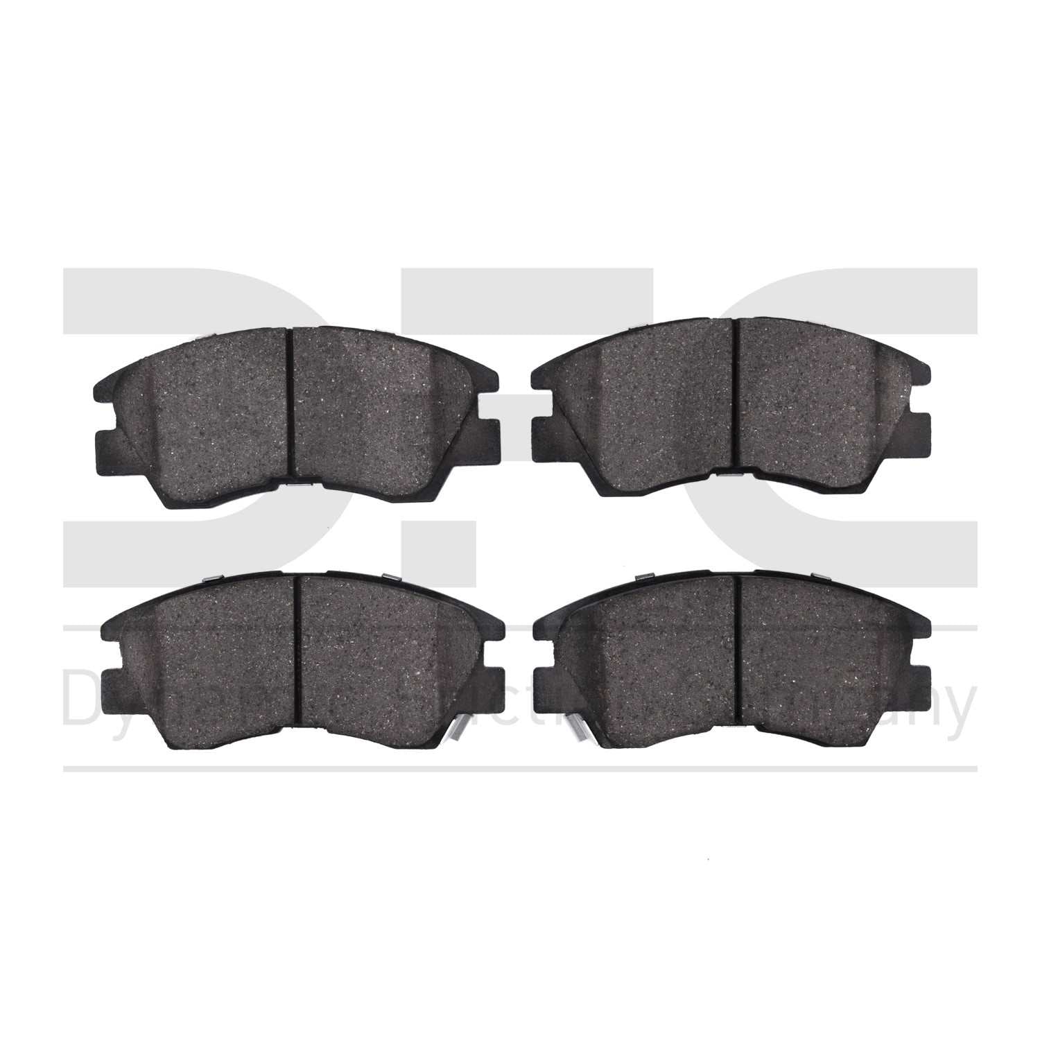 Dynamic Friction Company Disc Brake Pad Set  top view frsport 1311-0349-00