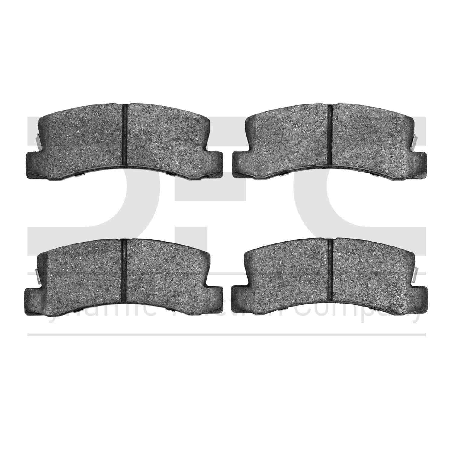 Dynamic Friction Company Disc Brake Pad Set  top view frsport 1311-0352-00