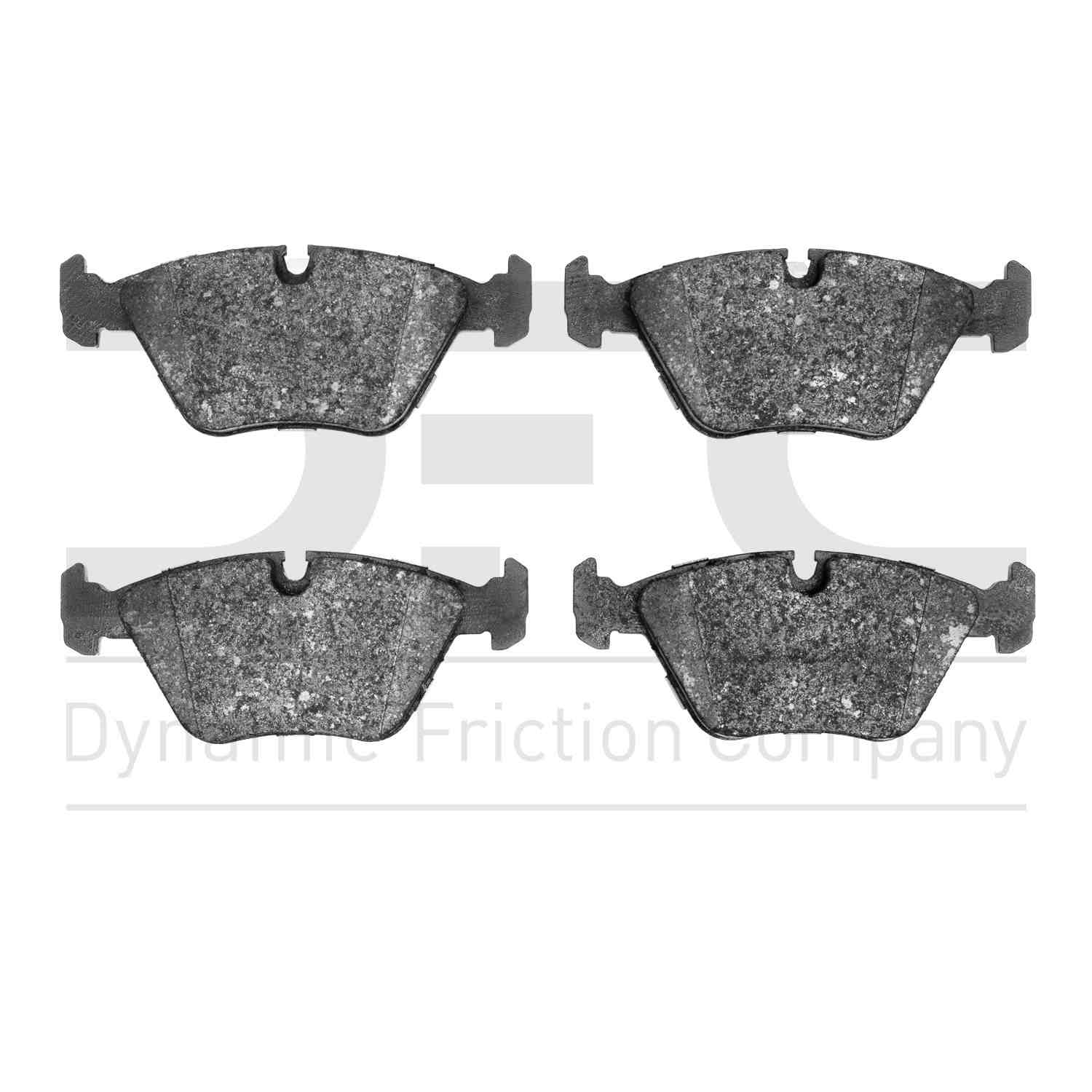 Dynamic Friction Company Disc Brake Pad Set  top view frsport 1311-0394-00