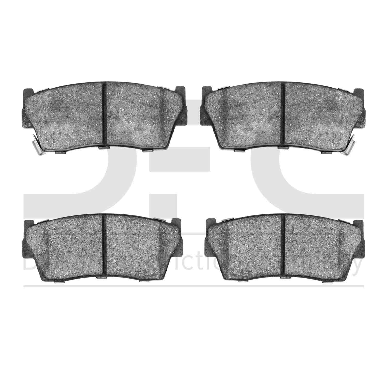 Dynamic Friction Company Disc Brake Pad Set  top view frsport 1311-0418-00