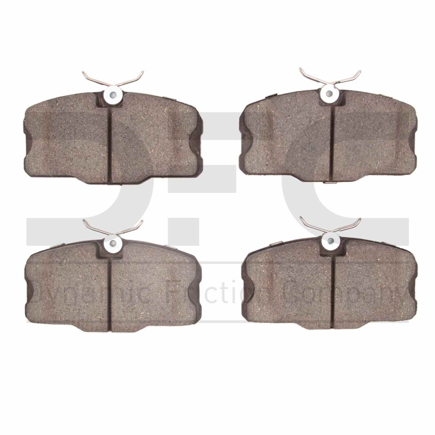 Dynamic Friction Company Disc Brake Pad Set  top view frsport 1311-0425-00