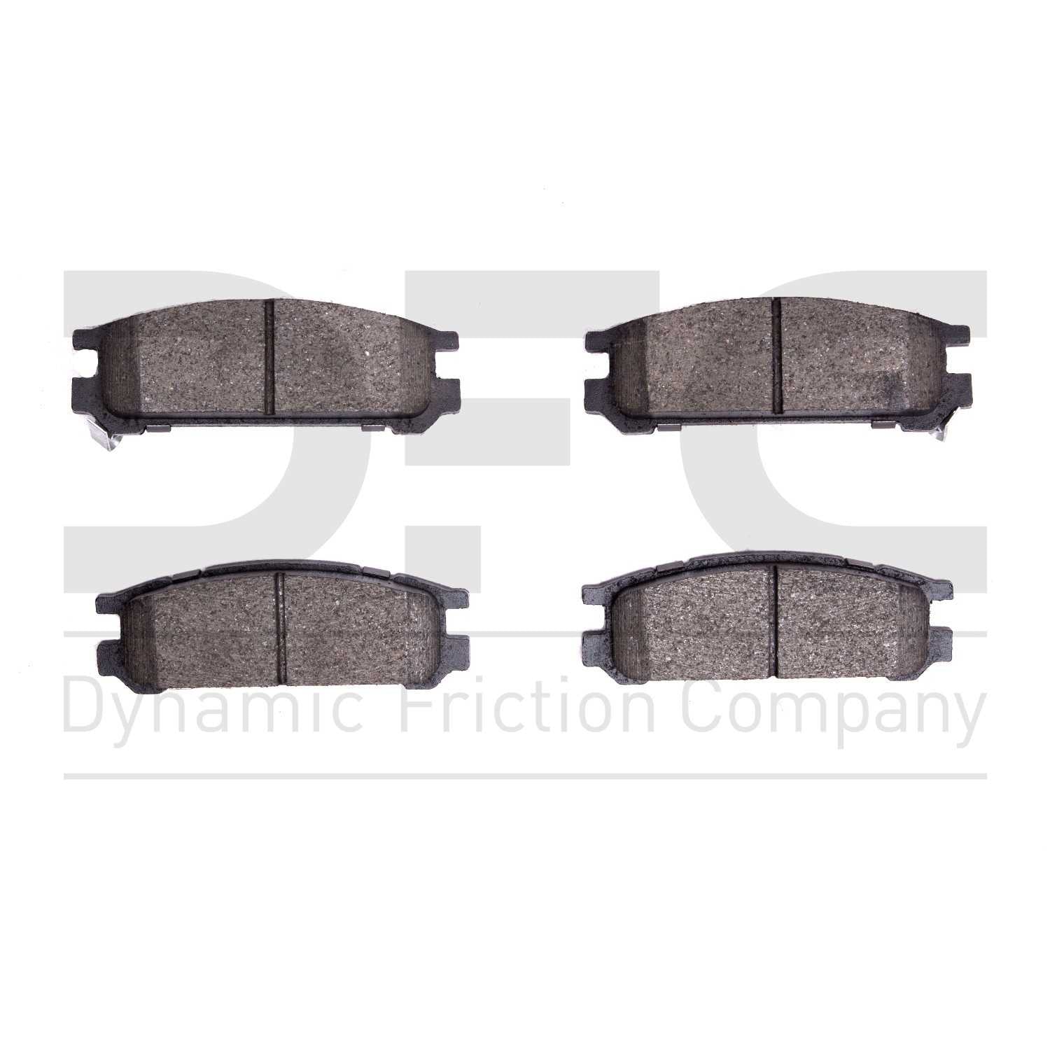 Dynamic Friction Company Disc Brake Pad Set  top view frsport 1311-0471-00