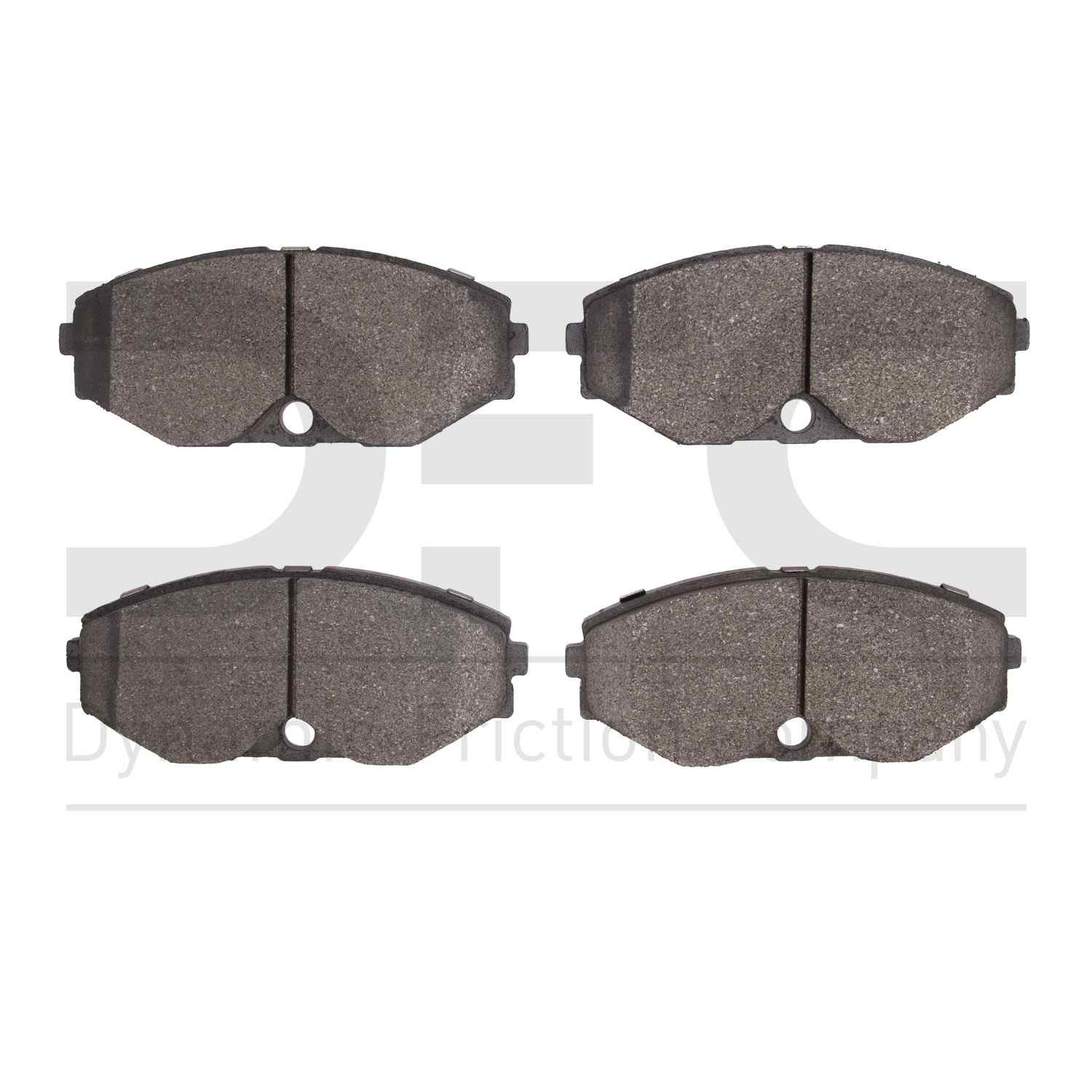 Dynamic Friction Company Disc Brake Pad Set  top view frsport 1311-0486-00