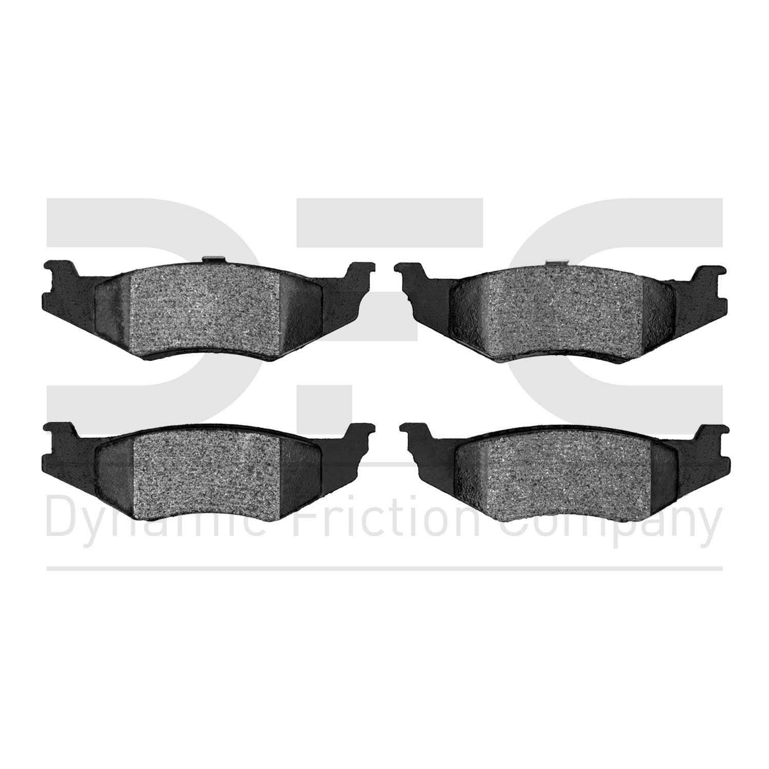 Dynamic Friction Company Disc Brake Pad Set  top view frsport 1311-0512-00