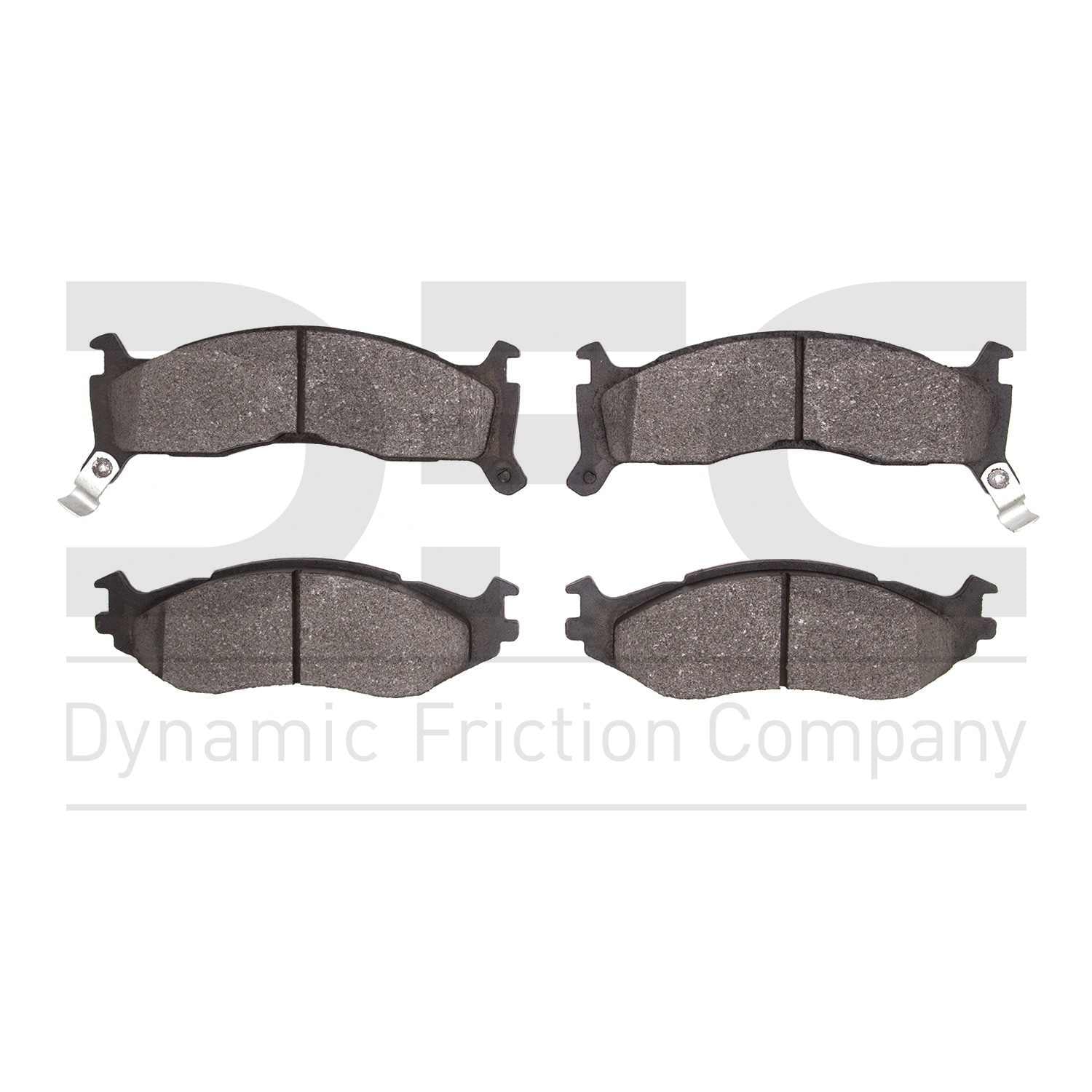 Dynamic Friction Company Disc Brake Pad Set  top view frsport 1311-0524-00