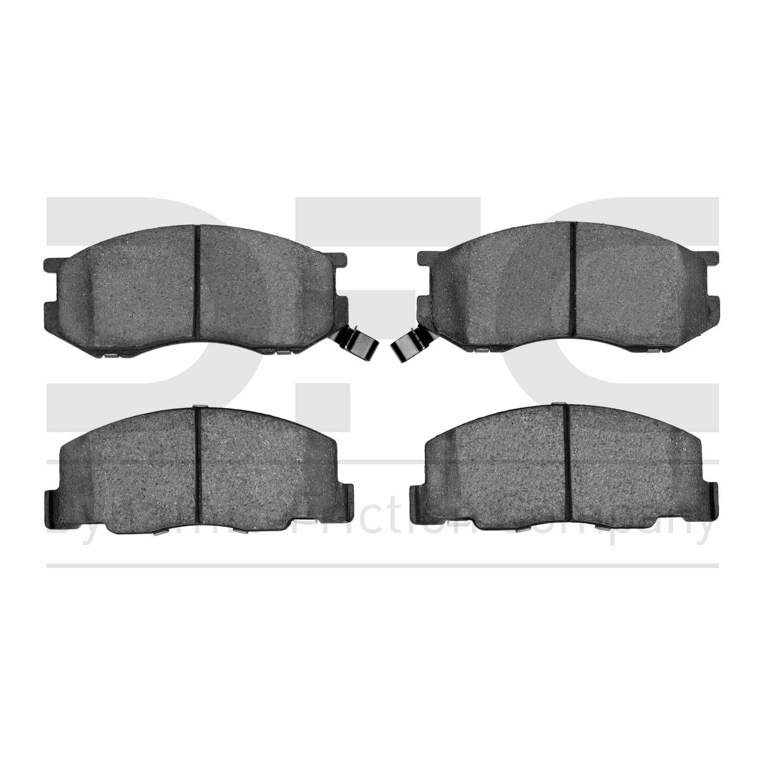 Dynamic Friction Company Disc Brake Pad Set  top view frsport 1311-0527-00