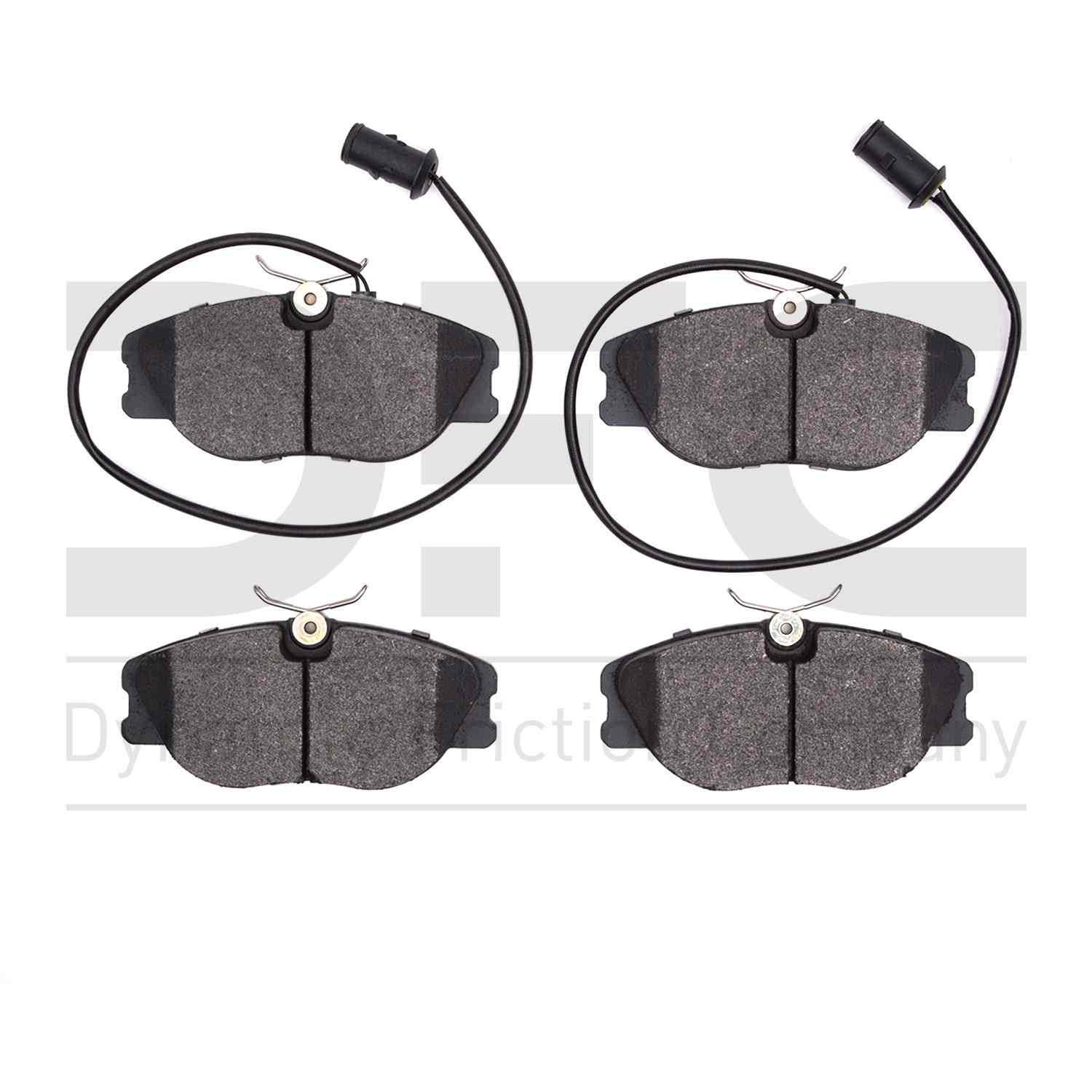 Dynamic Friction Company Disc Brake Pad Set  top view frsport 1311-0590-00