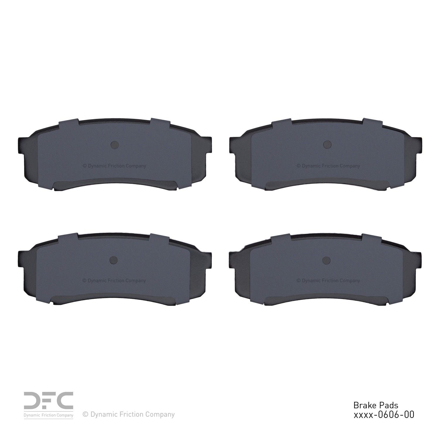 dynamic friction company disc brake pad set  frsport 1311-0606-00