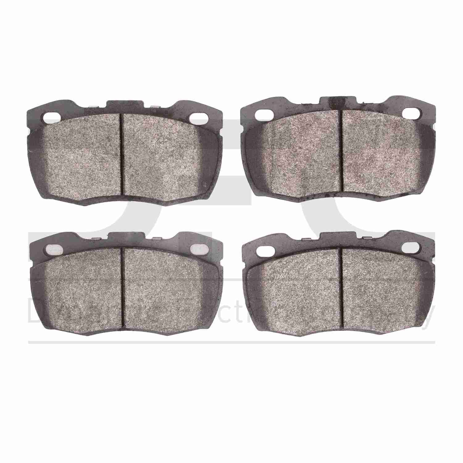 Dynamic Friction Company Disc Brake Pad Set  top view frsport 1311-0671-00