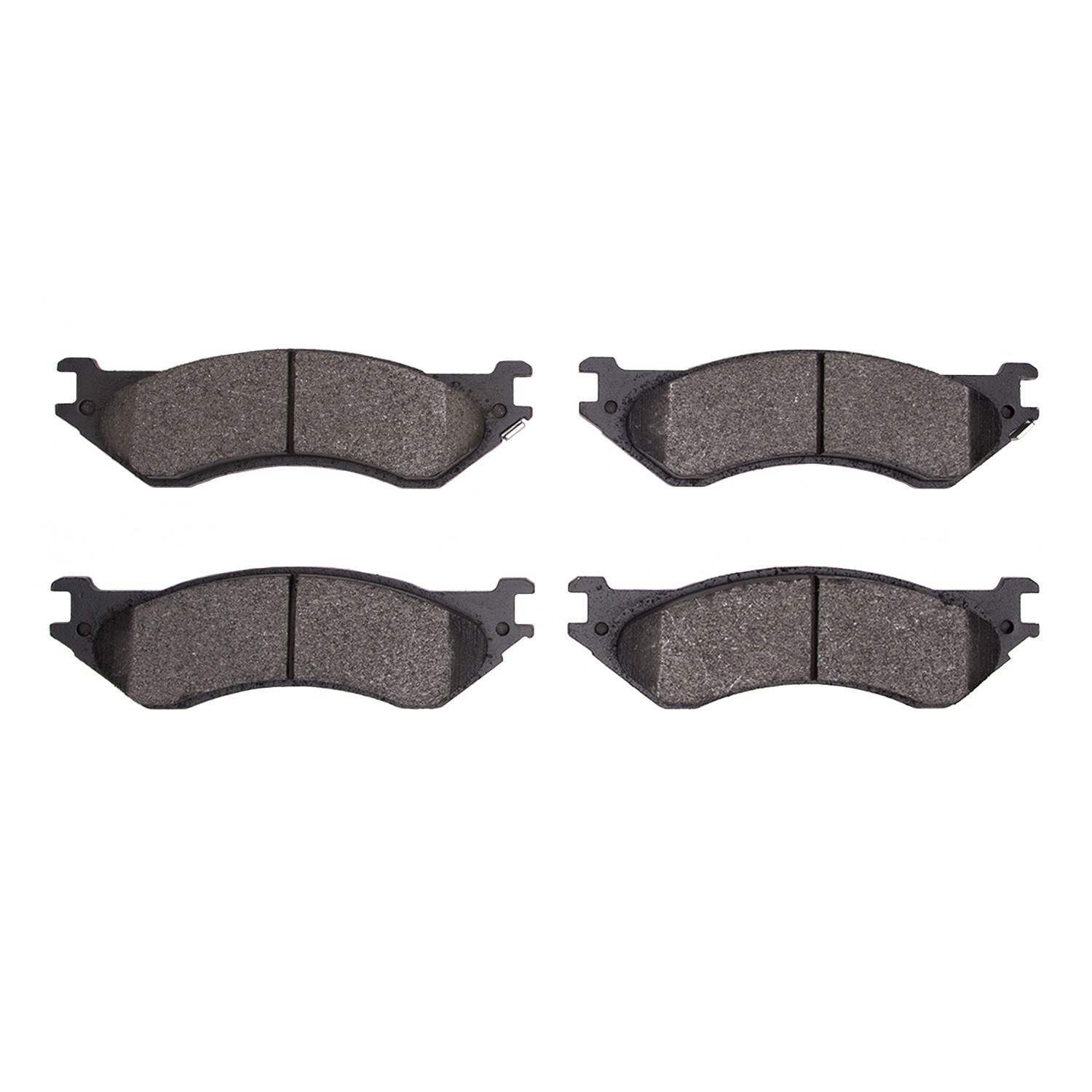 Dynamic Friction Company Disc Brake Pad Set  top view frsport 1311-0702-10