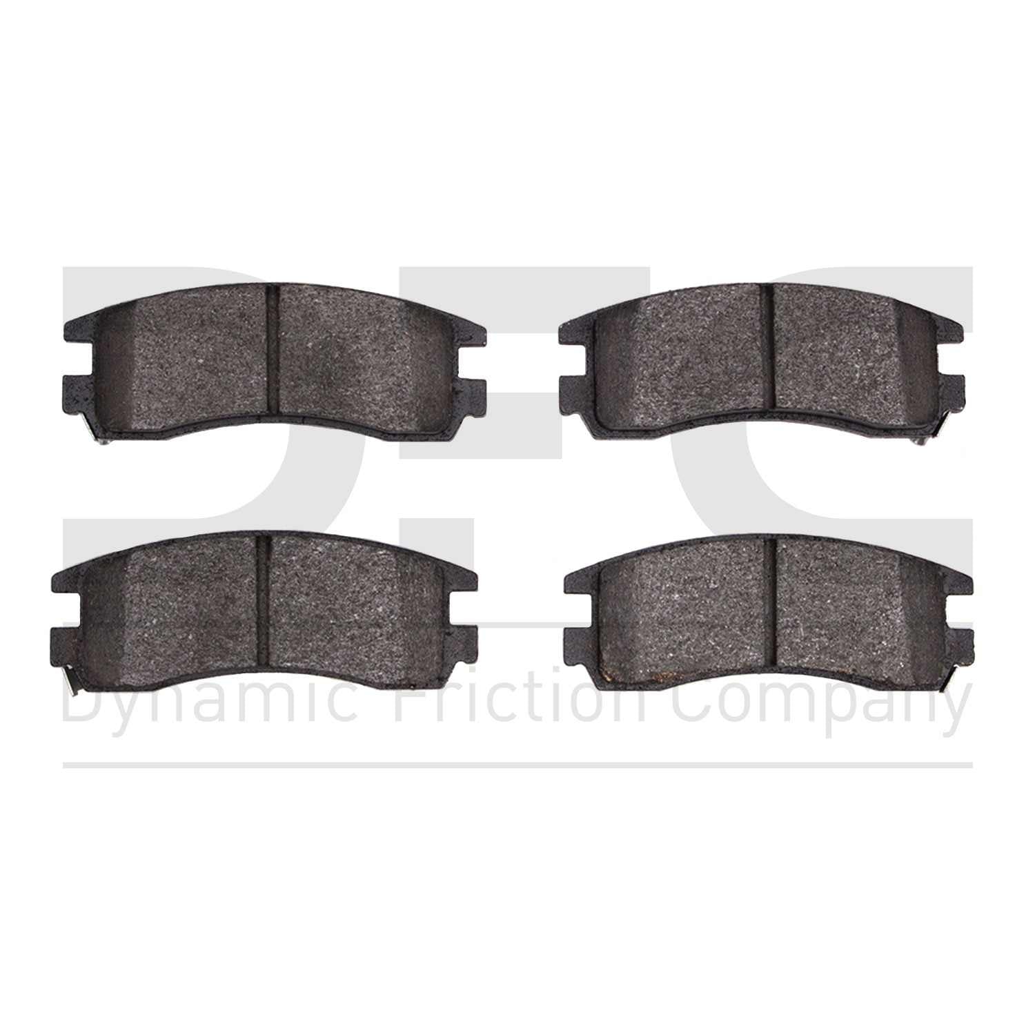 Dynamic Friction Company Disc Brake Pad Set  top view frsport 1311-0714-00