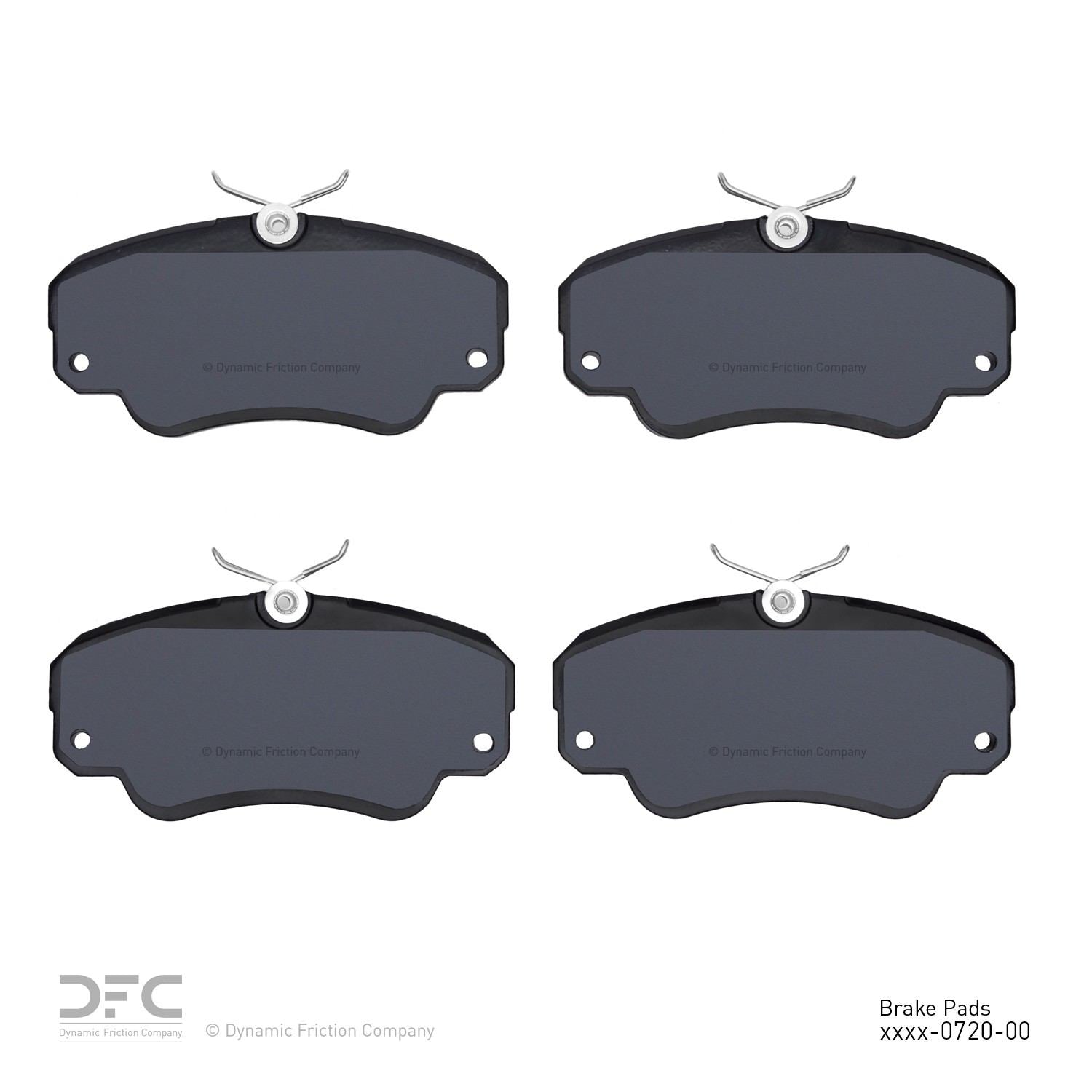 dynamic friction company disc brake pad set  frsport 1311-0720-00