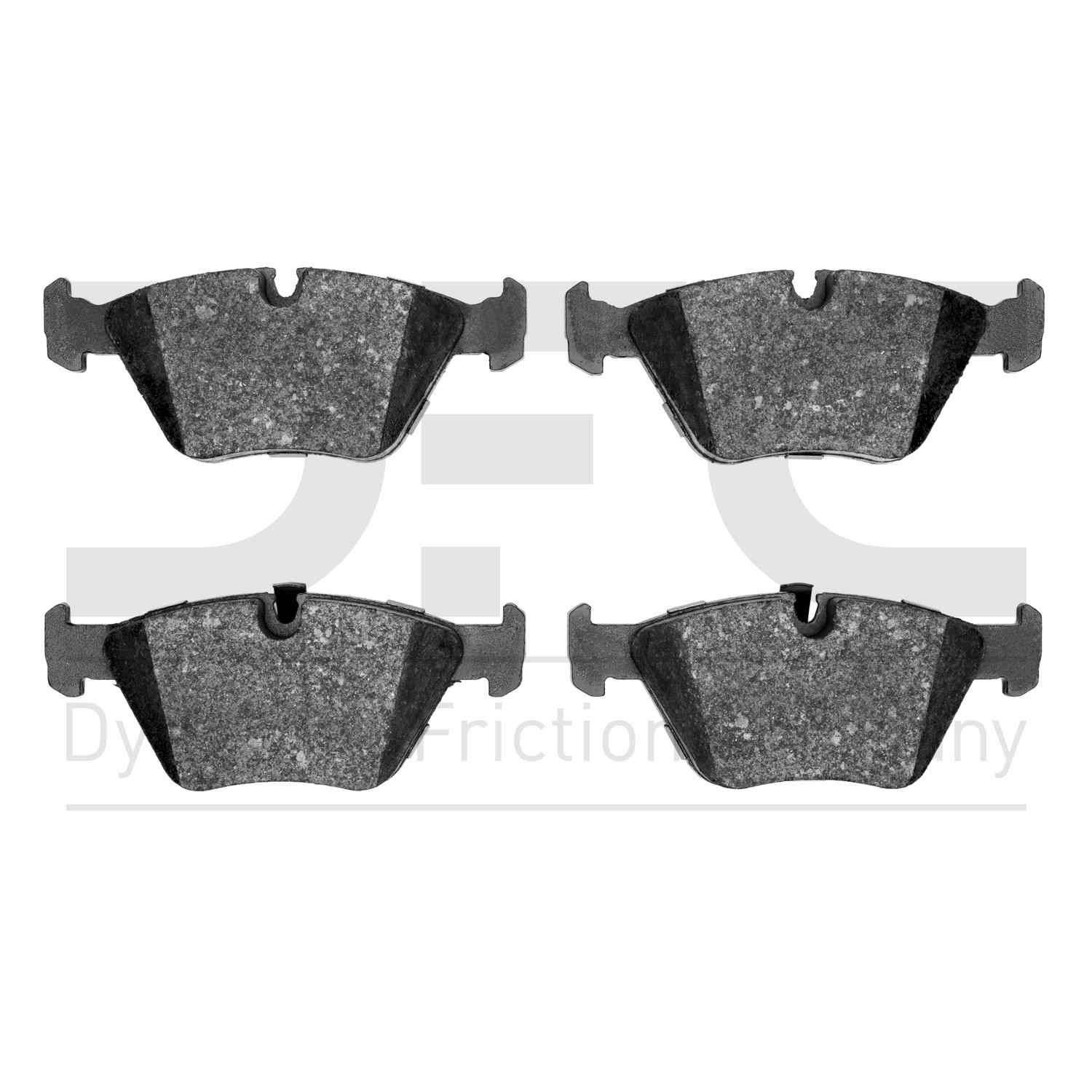 Dynamic Friction Company Disc Brake Pad Set  top view frsport 1311-0725-00