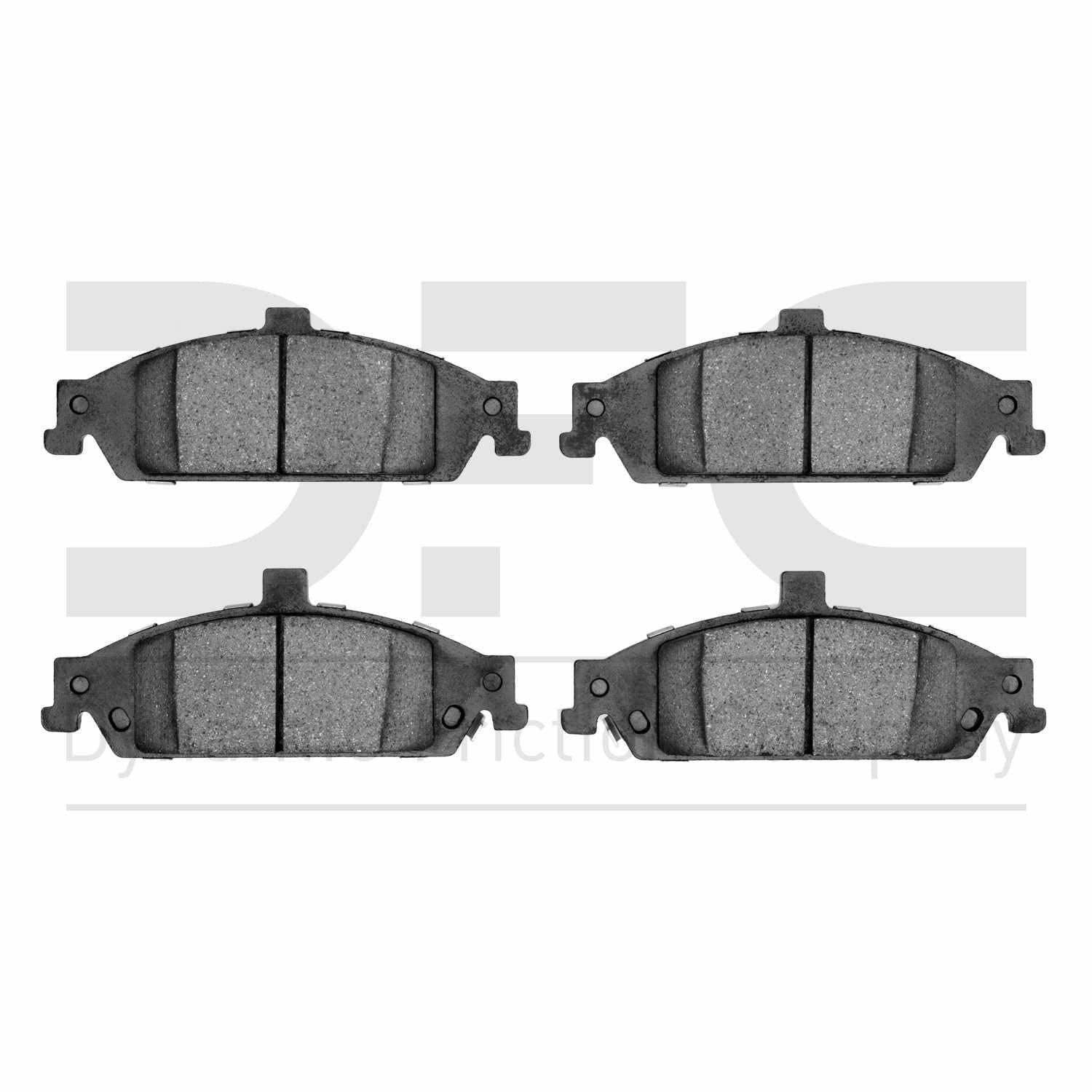 Dynamic Friction Company Disc Brake Pad Set  top view frsport 1311-0727-00