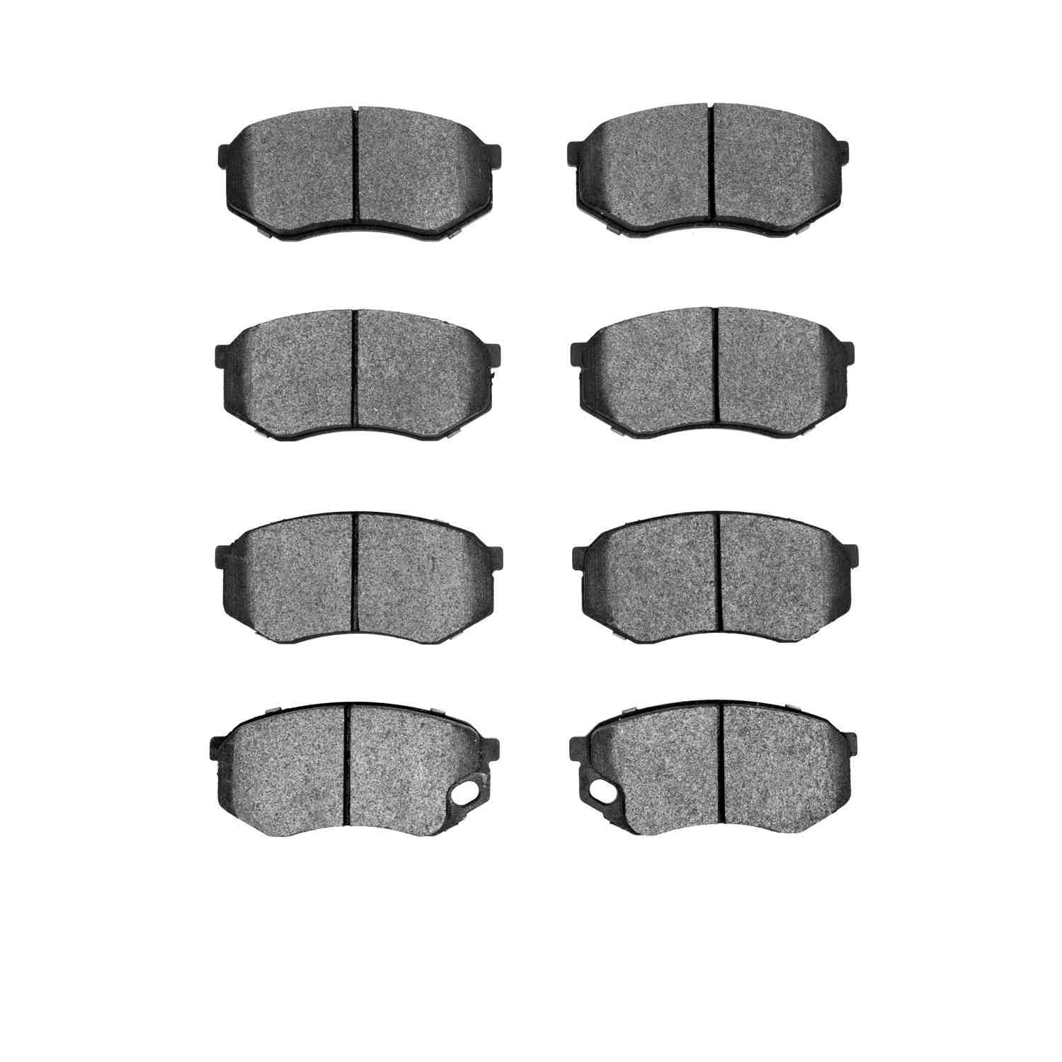 Dynamic Friction Company Disc Brake Pad Set  top view frsport 1311-0735-00